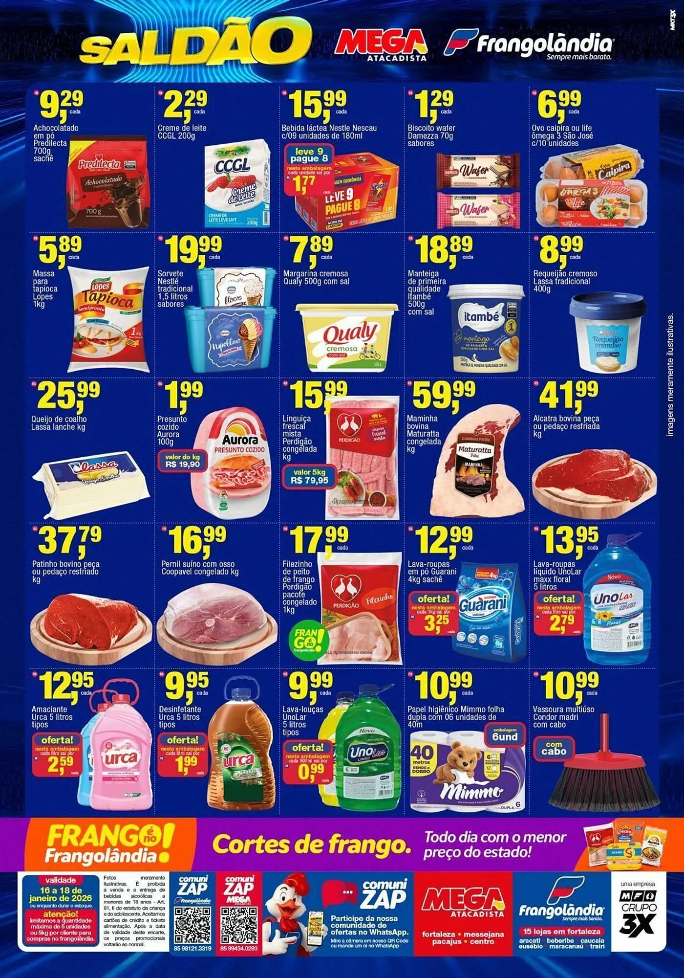 Encarte de Encarte Frangolândia 16 de janeiro até 18 de janeiro 2026 - Pagina 2