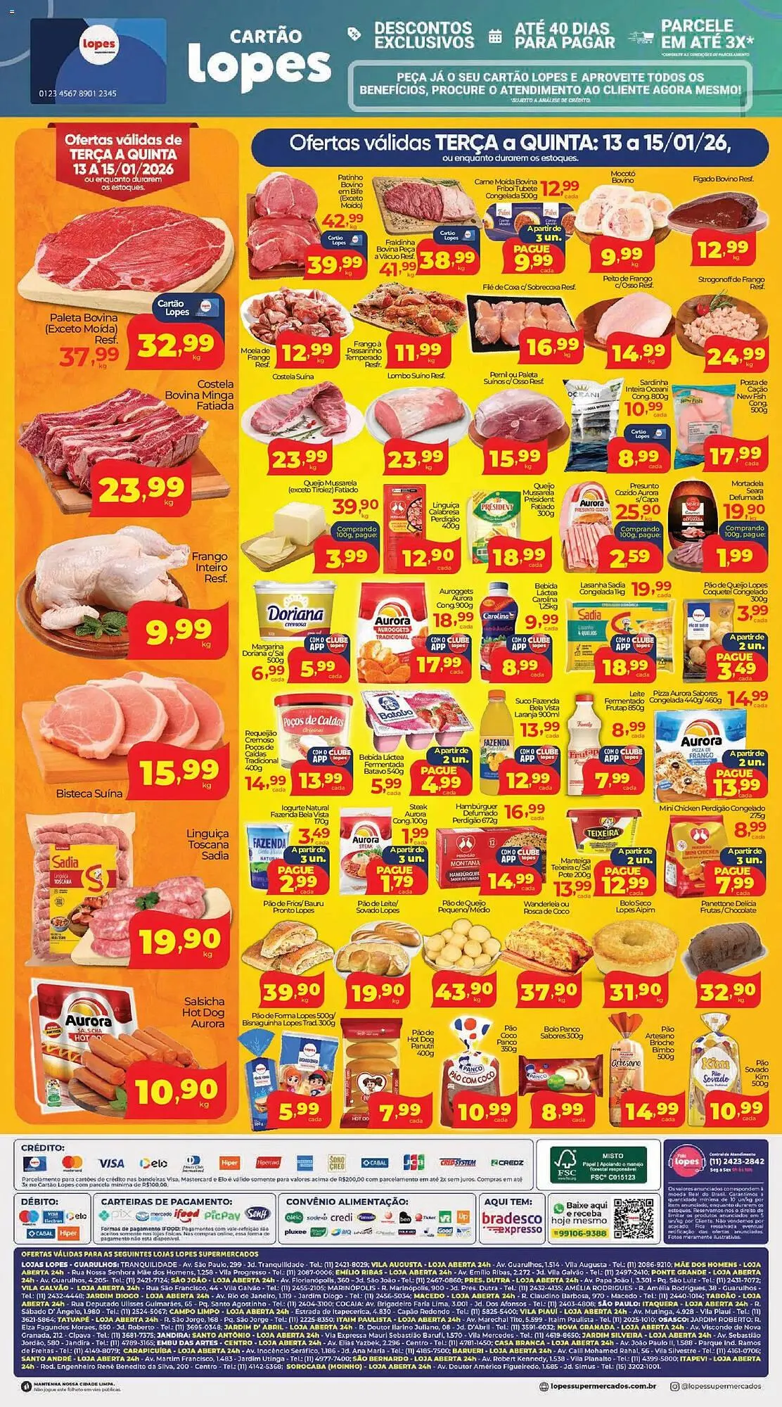 Encarte de Folheto Lopes Supermercados 13 de janeiro até 15 de janeiro 2026 - Pagina 2