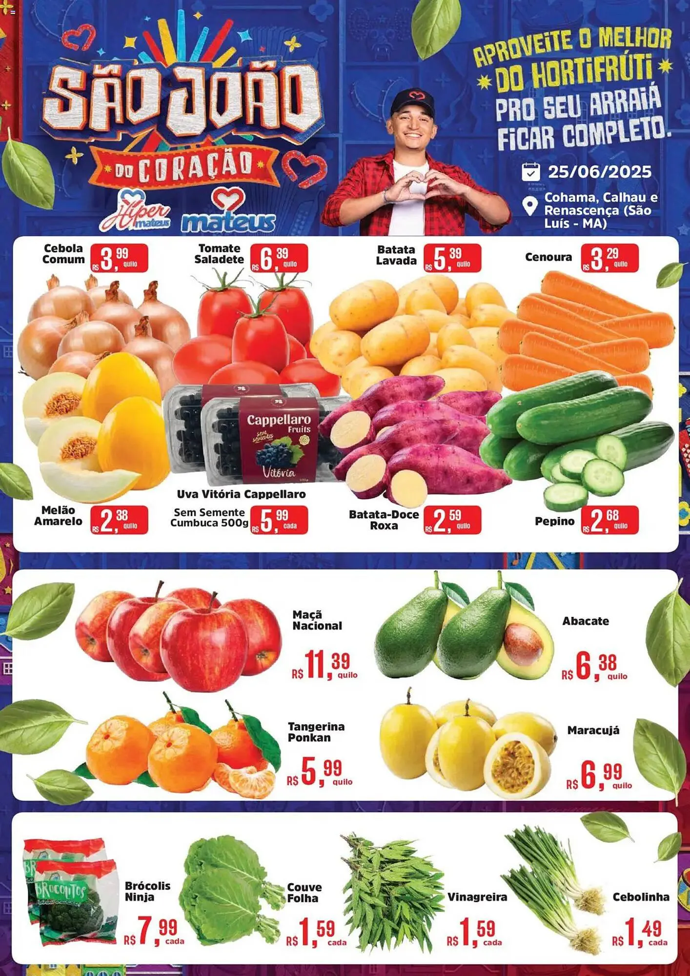 Encarte de Catálogo Supermercados Mateus 25 de junho até 25 de junho 2025 - Pagina 1