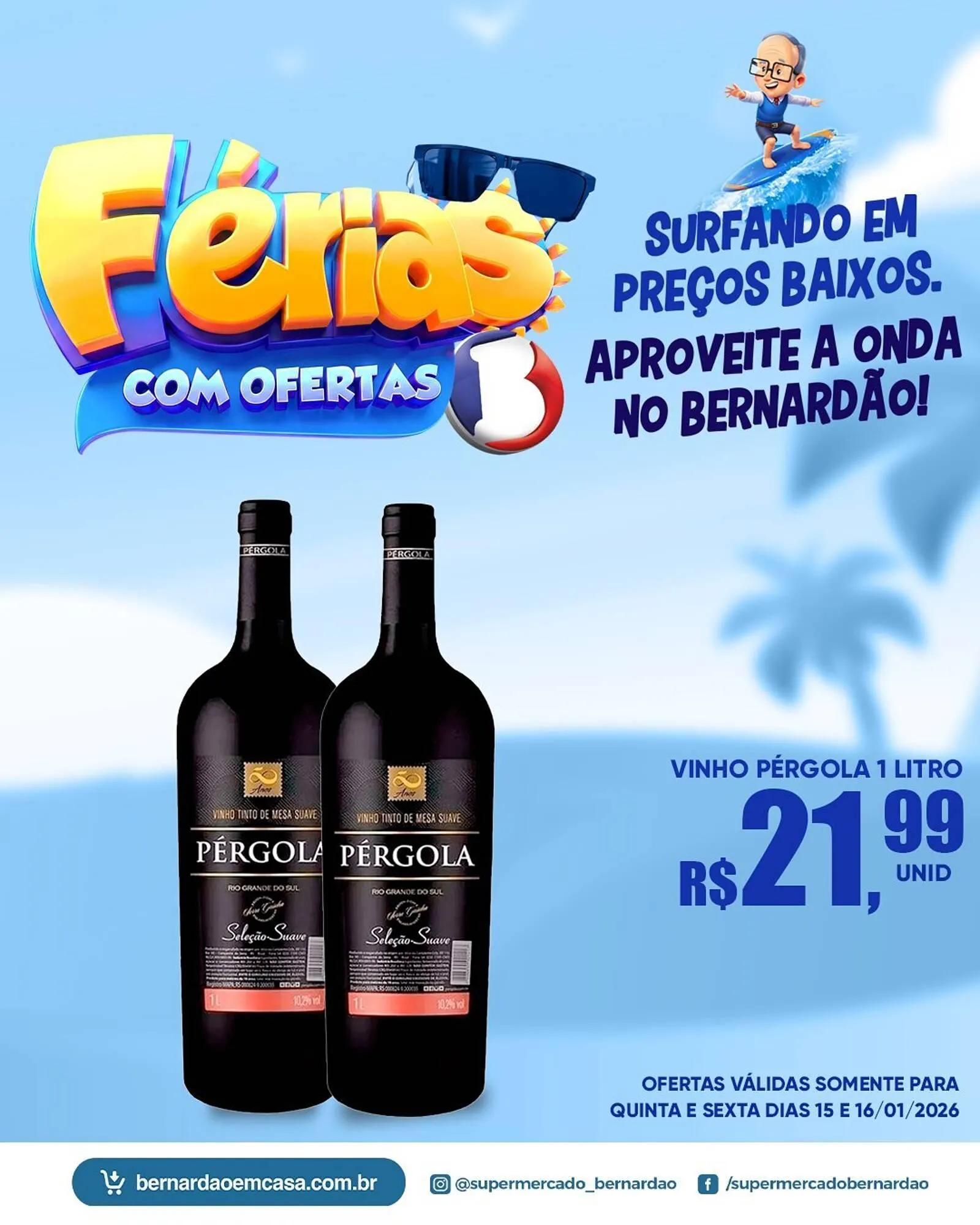 Encarte de Catálogo Supermercado Bernardão 15 de janeiro até 16 de janeiro 2026 - Pagina 2