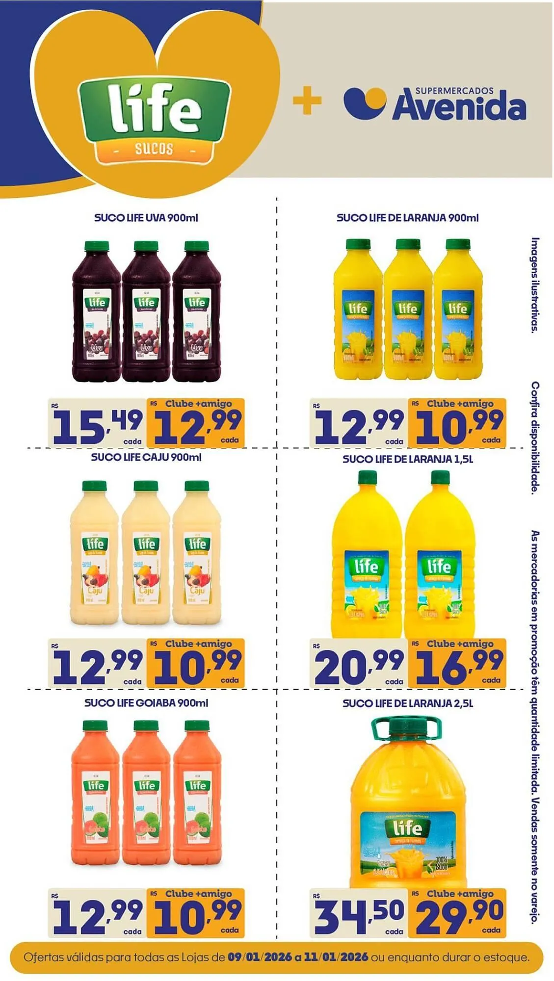Encarte de Catálogo Supermercados Avenida 9 de janeiro até 11 de janeiro 2026 - Pagina 1
