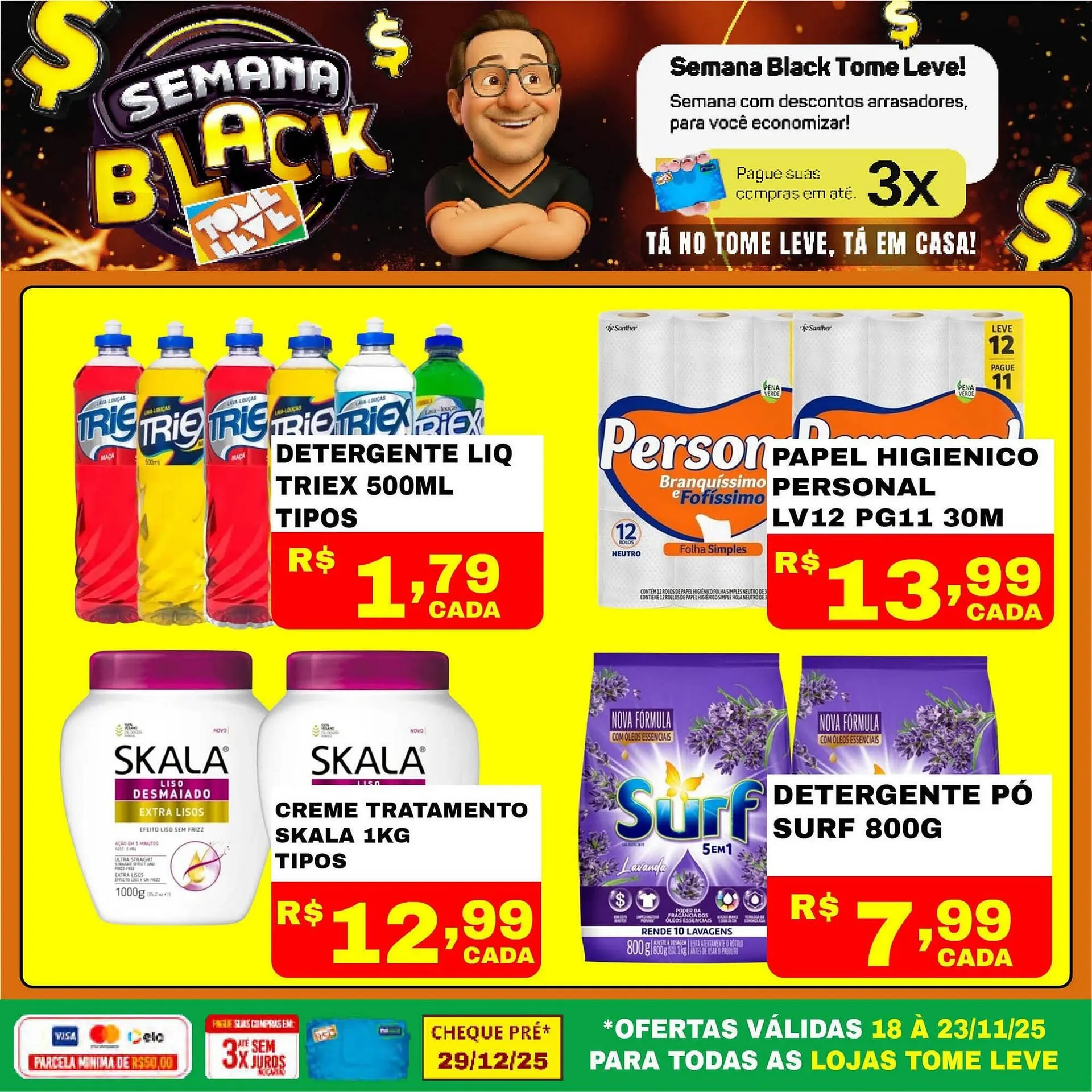 Encarte de Catálogo Tome Leve 19 de novembro até 23 de novembro 2025 - Pagina 1