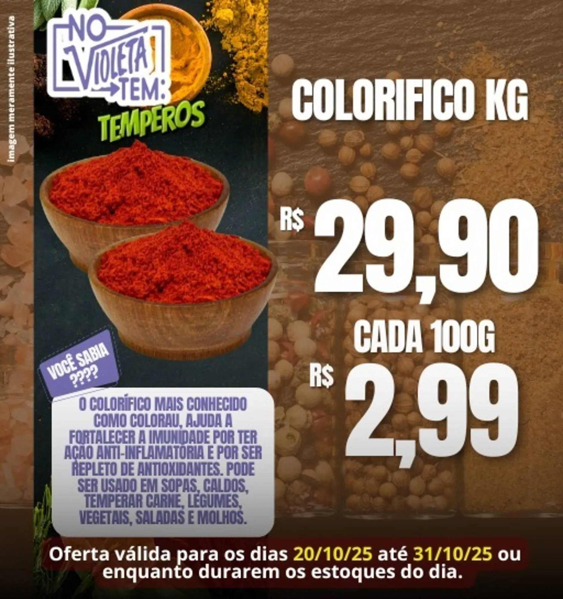 Encarte de Catálogo Violeta Supermercados 20 de outubro até 31 de outubro 2025 - Pagina 3