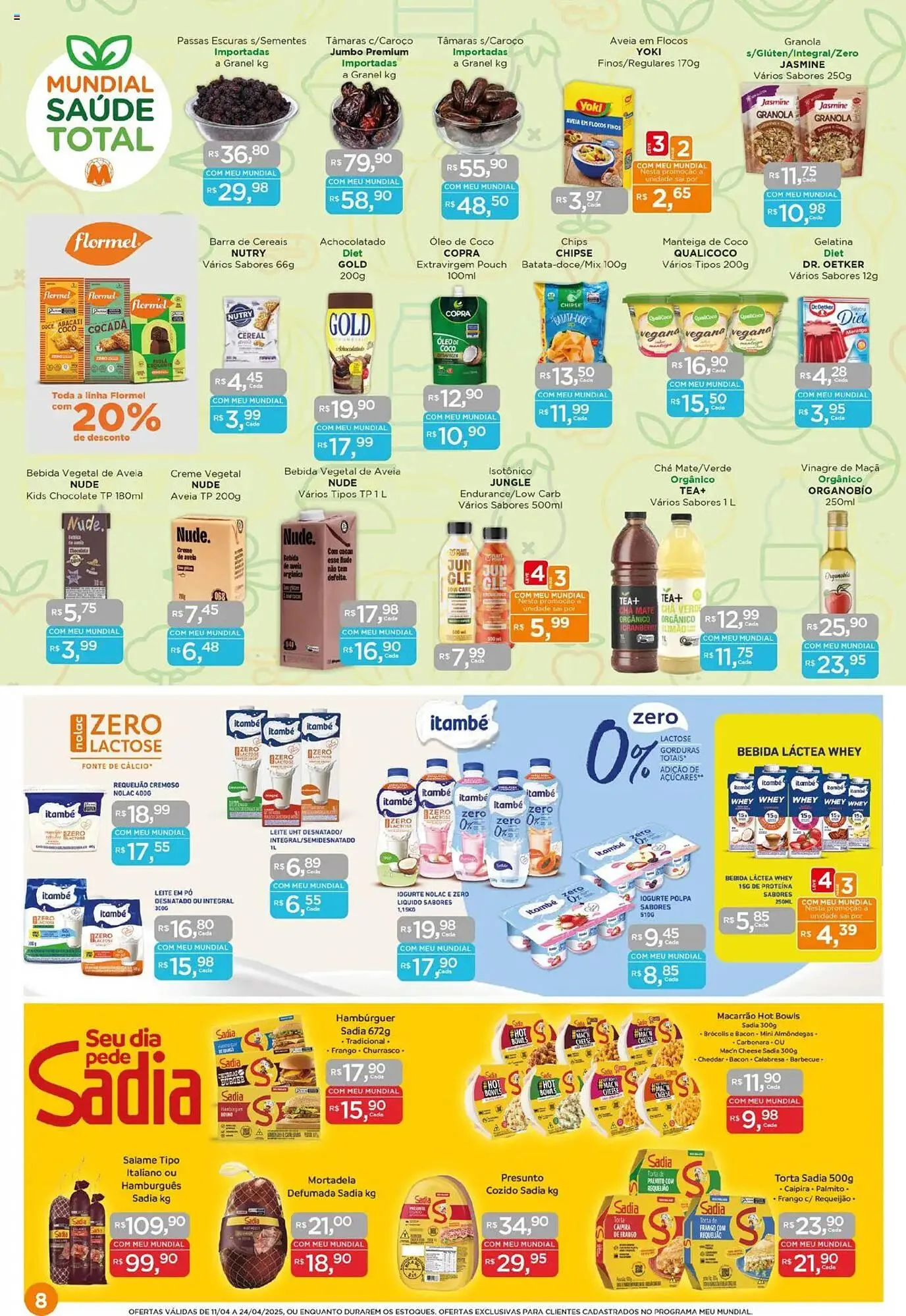 Encarte de Catálogo Supermercados Mundial 11 de abril até 24 de abril 2025 - Pagina 8