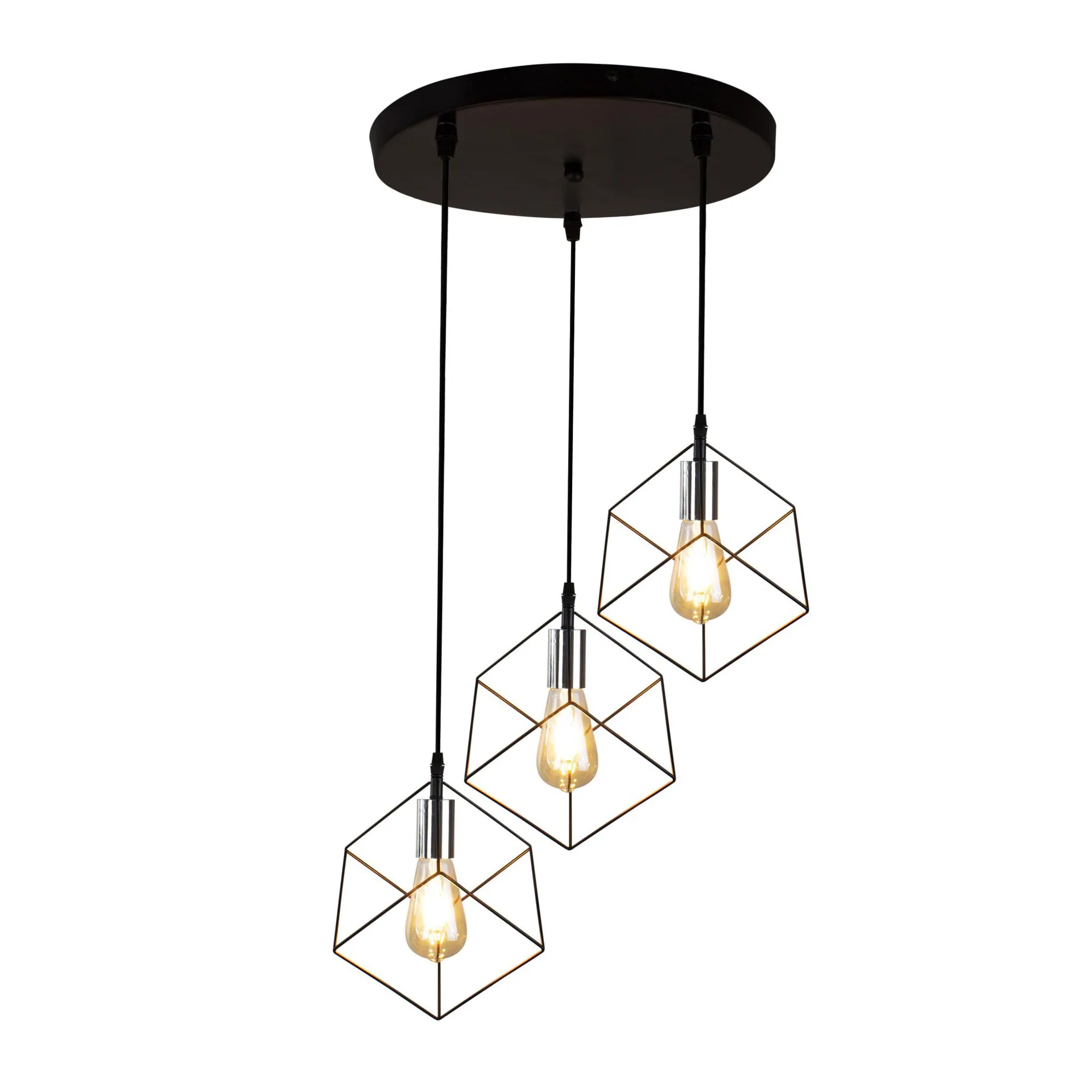 Lustre Metal Bremen 16cm Preto - Ecoline Star