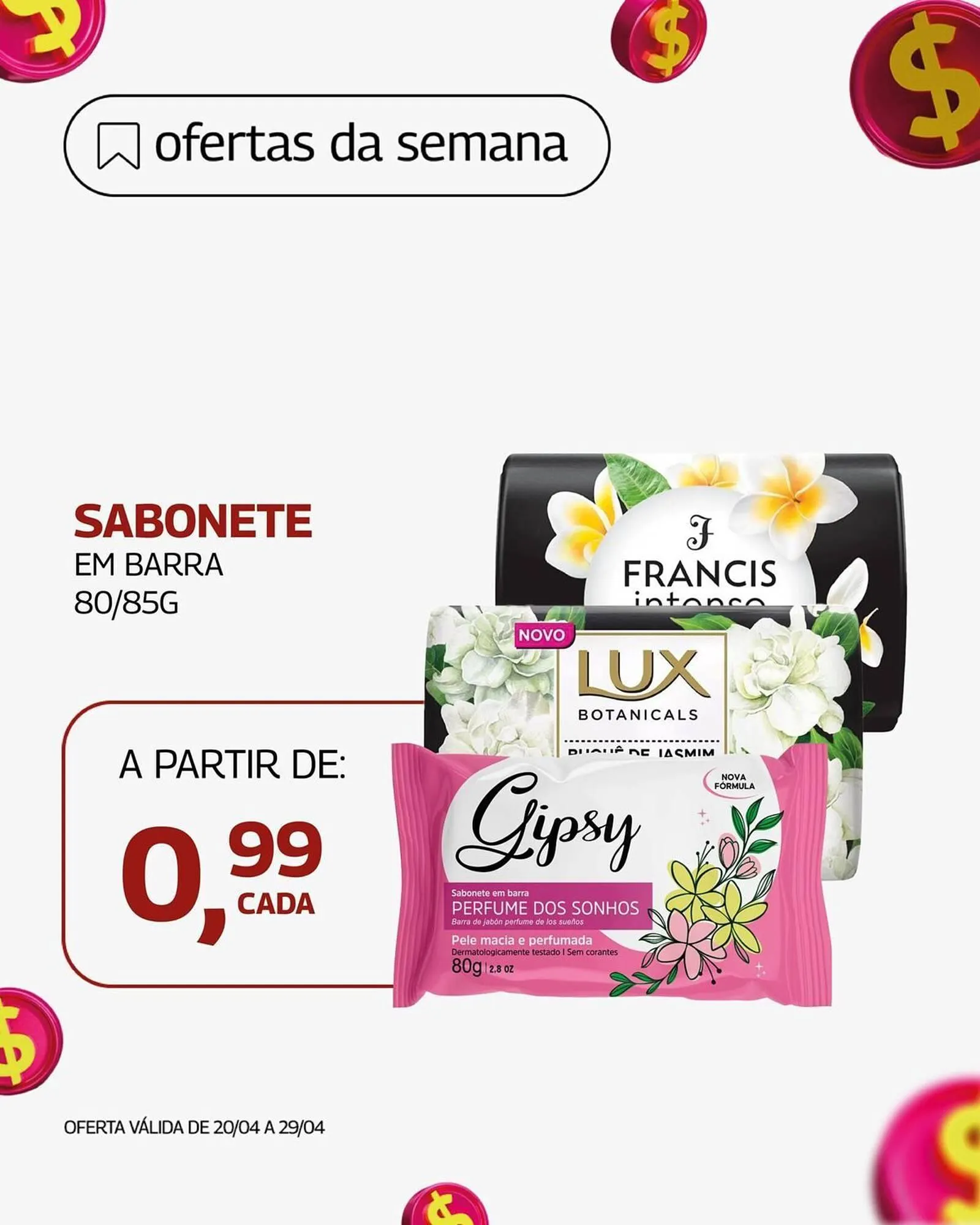 Encarte de Folheto Lojas Rede 20 de abril até 29 de abril 2026 - Pagina 1