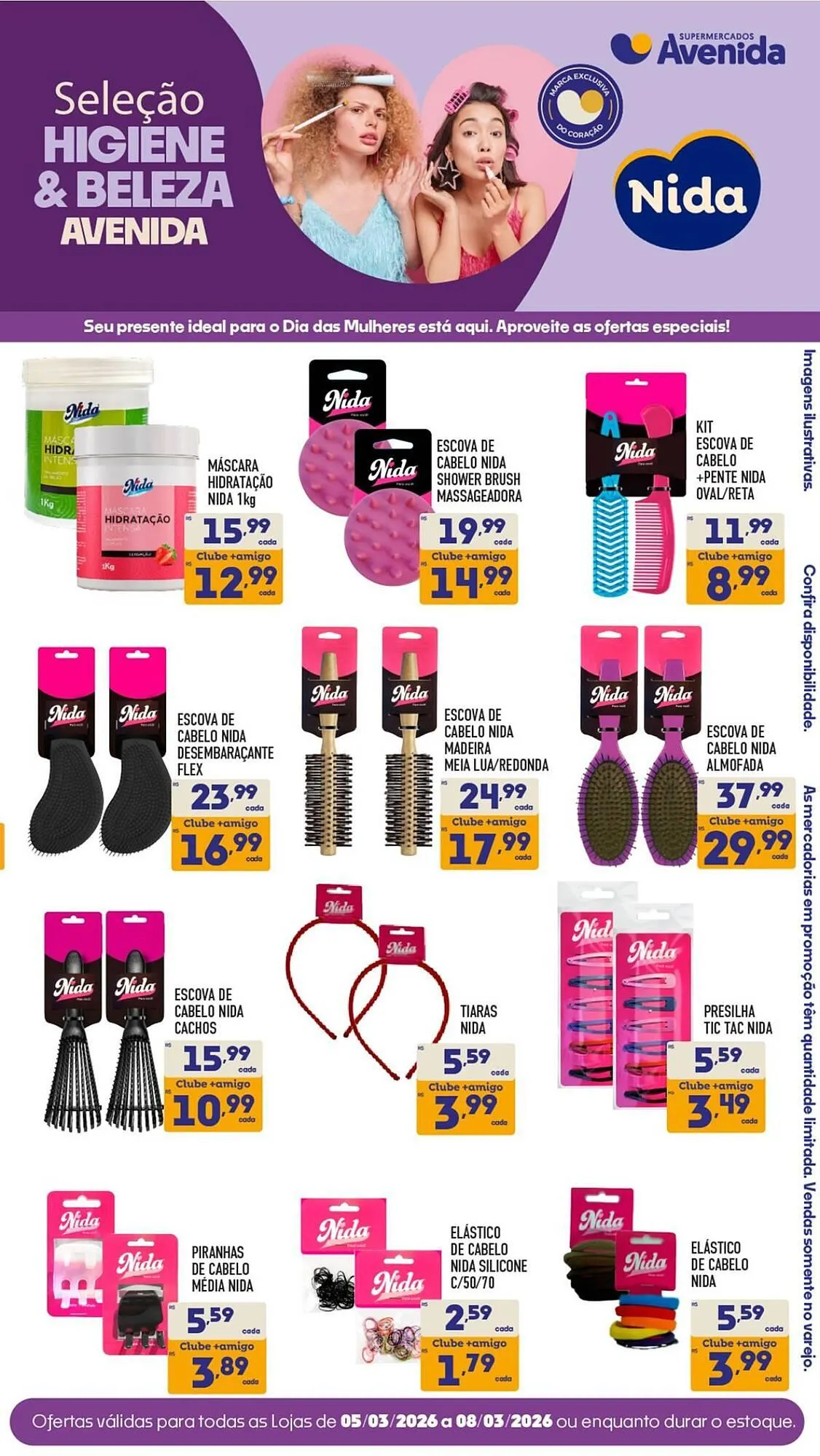 Encarte de Catálogo Supermercados Avenida 5 de março até 8 de março 2026 - Pagina 1