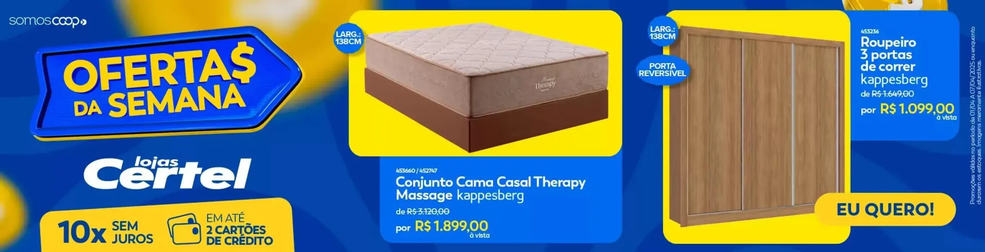 Encarte de Ofertas Lojas Certel 3 de abril até 30 de abril 2025 - Pagina 1