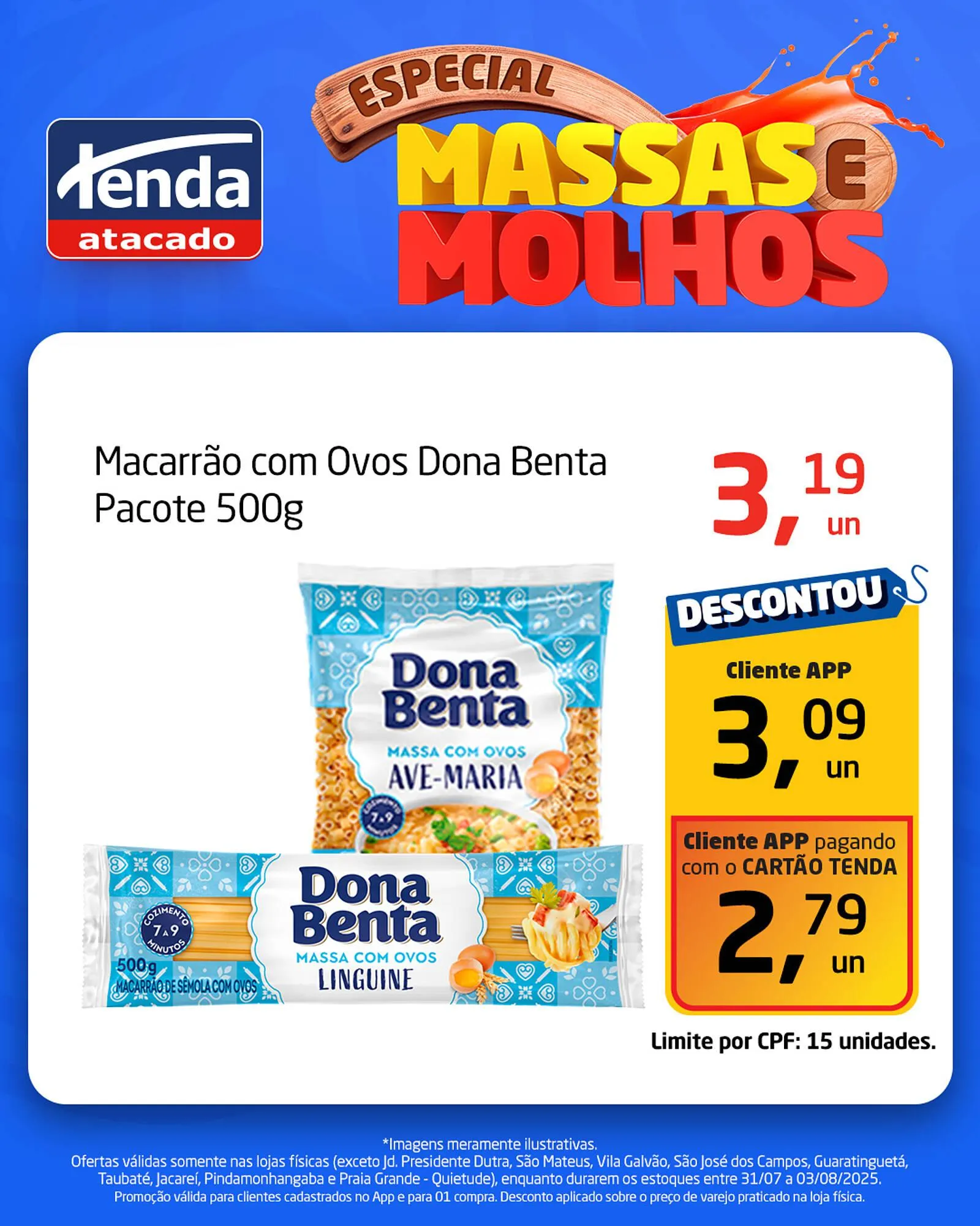 Encarte de Catálogo Tenda Atacado 31 de julho até 3 de agosto 2025 - Pagina 1