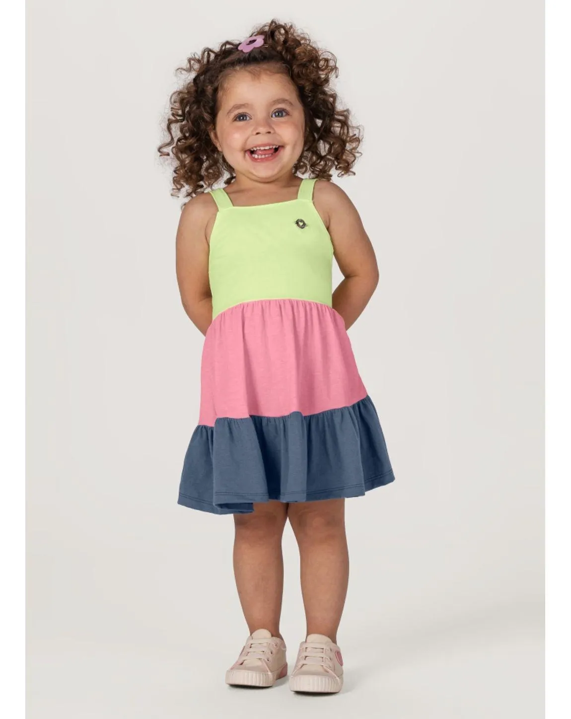 Vestido Infantil Menina Três Marias Brandili