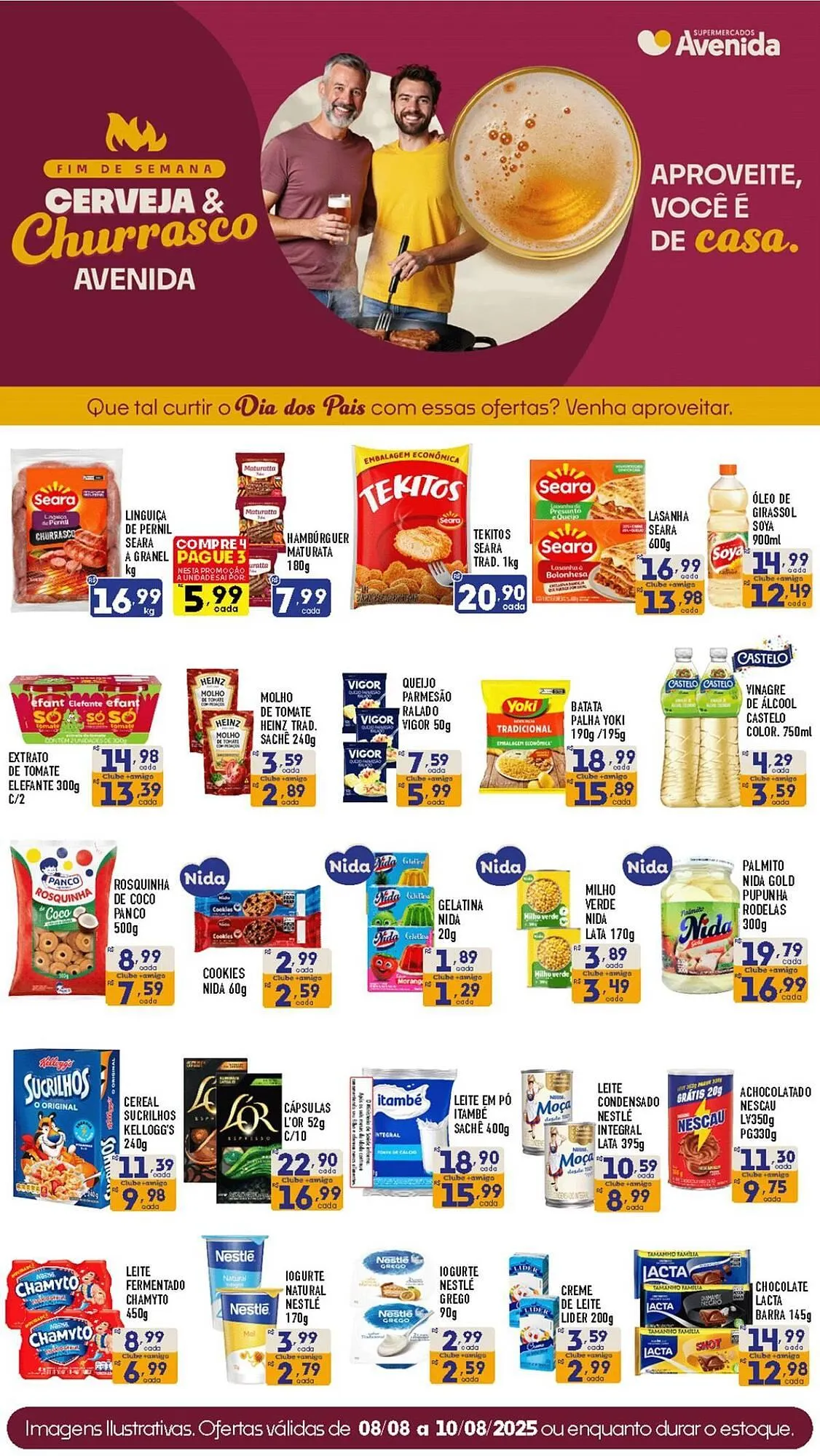 Encarte de Catálogo Supermercados Avenida 8 de agosto até 10 de agosto 2025 - Pagina 7