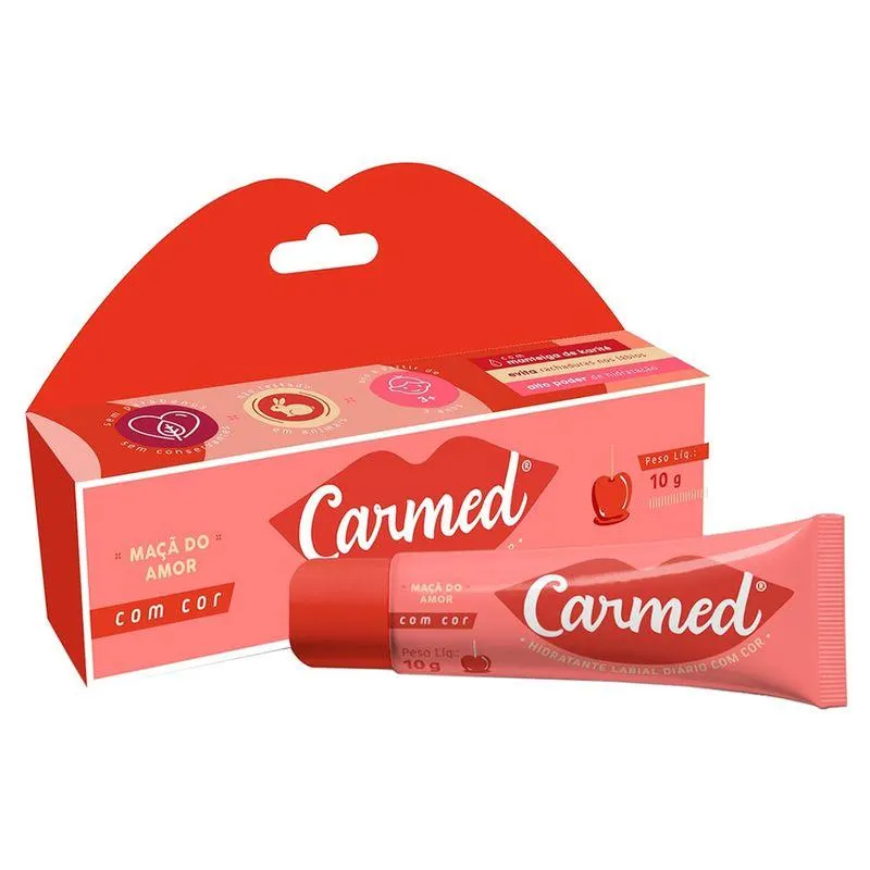 Hidratante Labial Carmed Maçã do Amor 10g