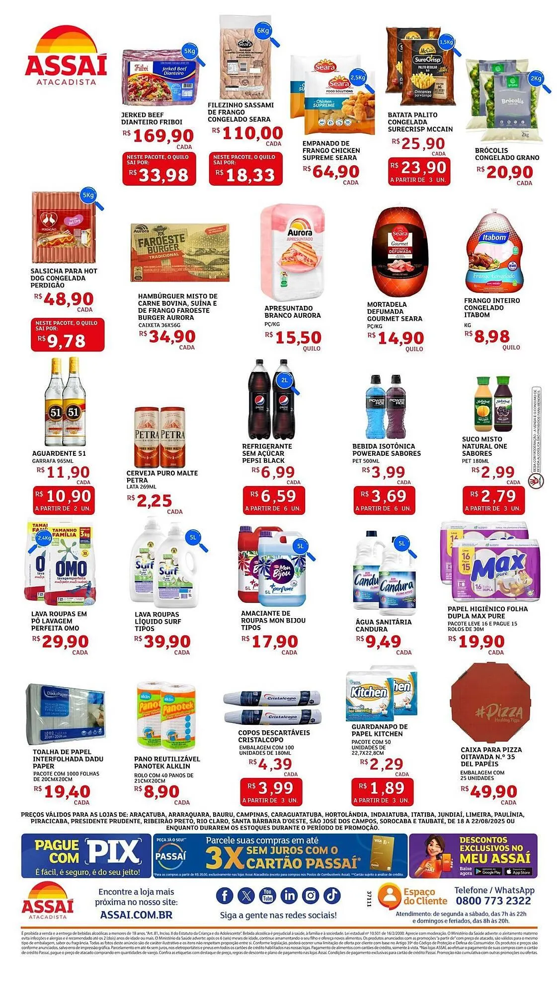 Encarte de Catálogo Assaí Atacadista 18 de agosto até 21 de agosto 2025 - Pagina 2