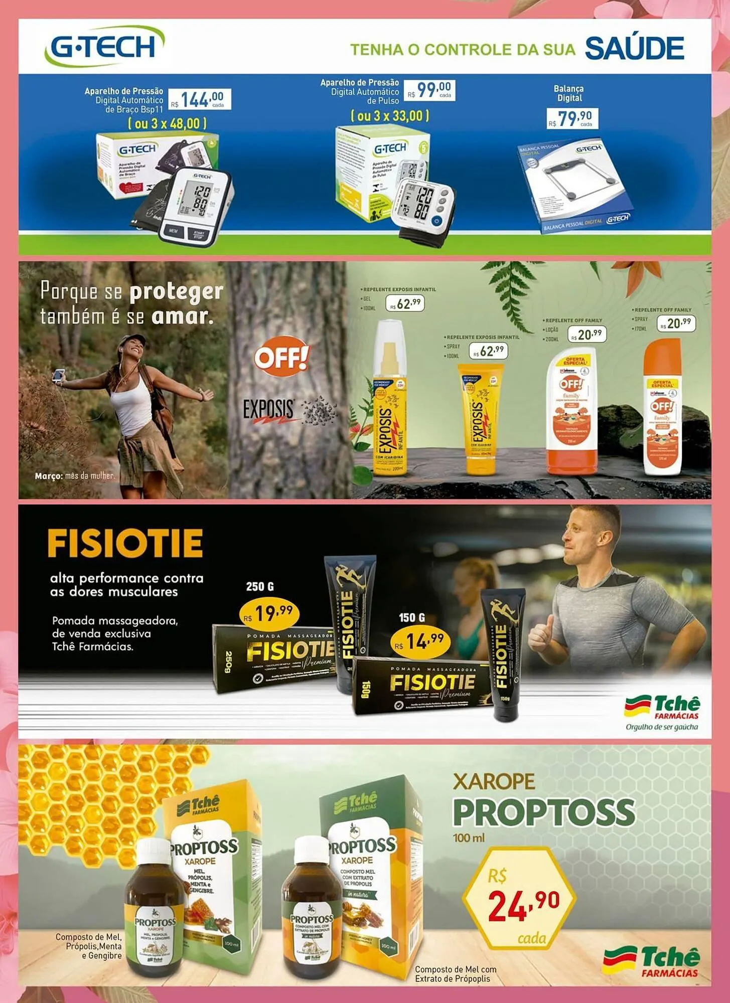 Encarte de Catálogo Tchê Farmácias 4 de março até 15 de abril 2026 - Pagina 6