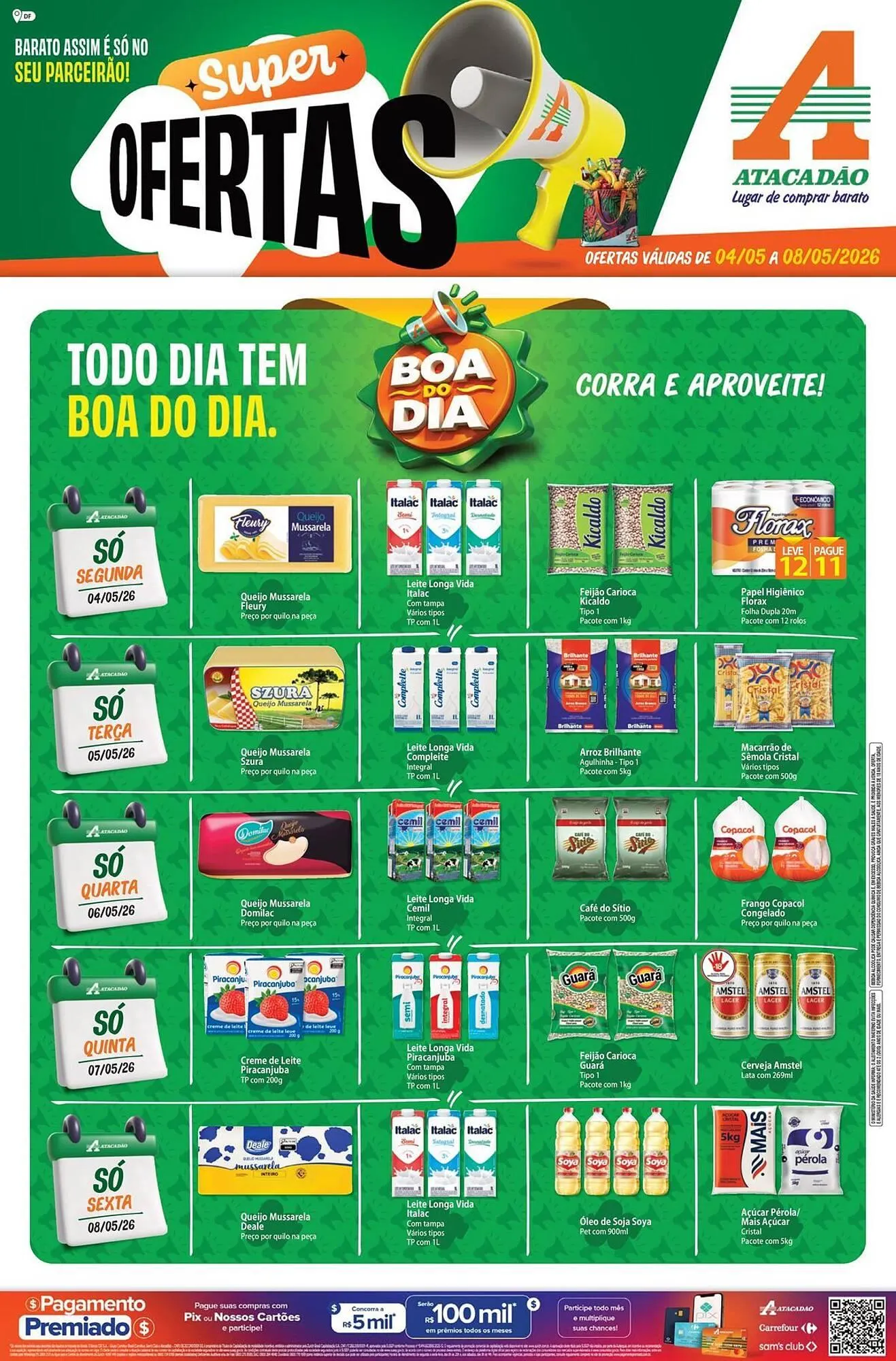 Encarte de Folheto Atacadão 5 de maio até 8 de maio 2026 - Pagina 1