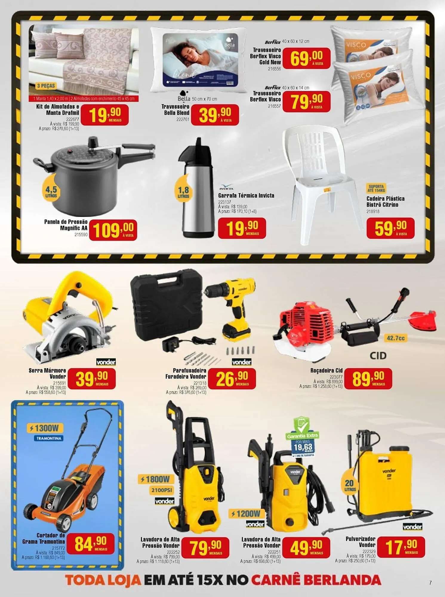 Encarte de Catálogo Berlanda 1 de abril até 26 de abril 2026 - Pagina 7