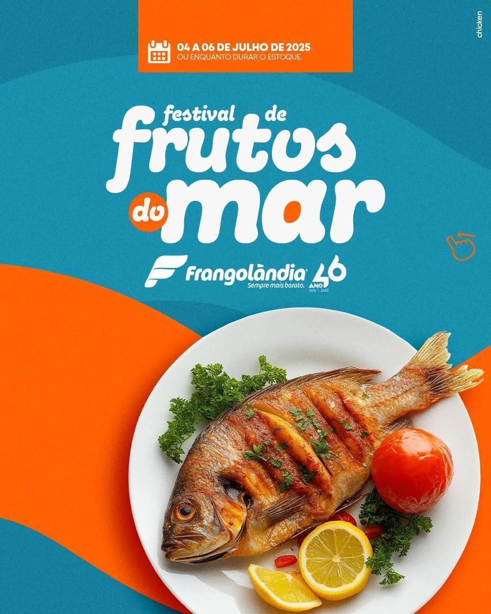 Encarte de Ofertas Frangolândia 4 de julho até 6 de julho 2025 - Pagina 1