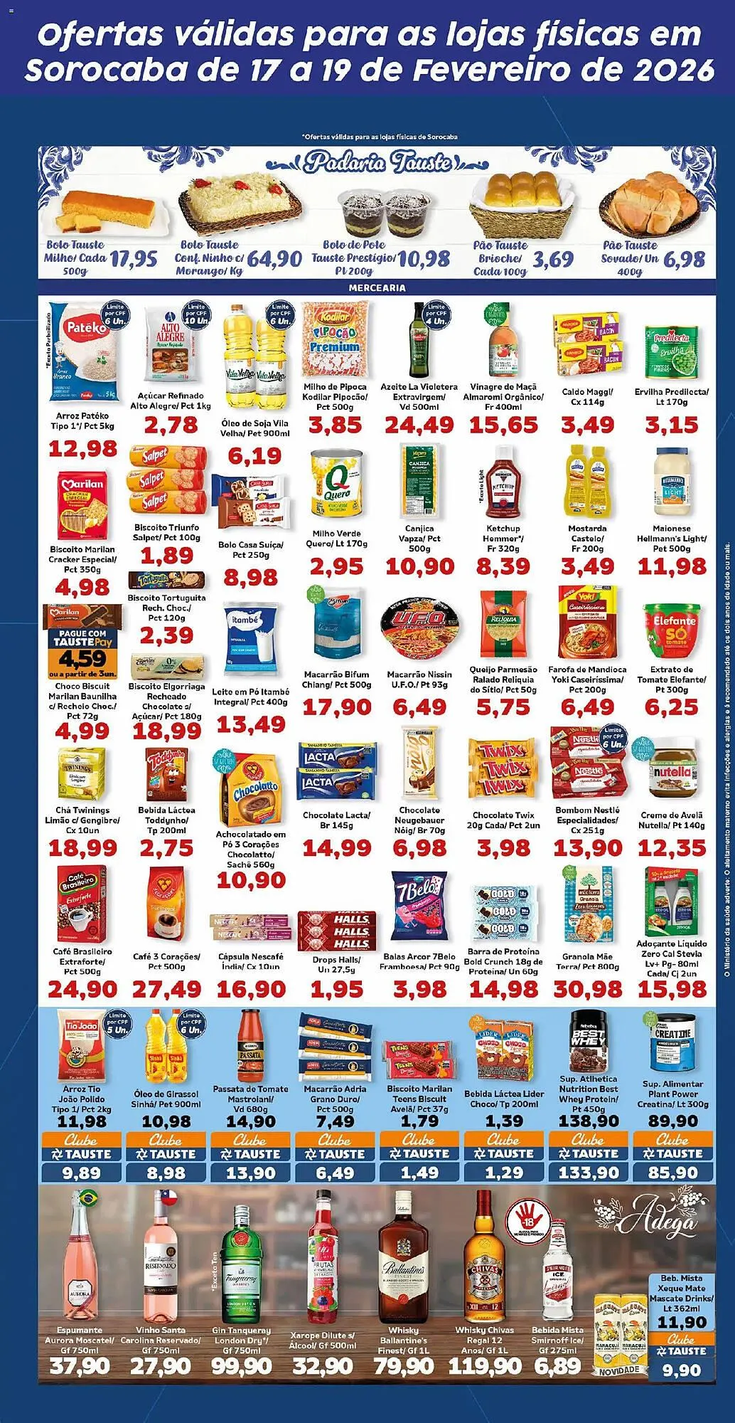 Encarte de Catálogo Supermercados Tauste 17 de fevereiro até 20 de fevereiro 2026 - Pagina 3