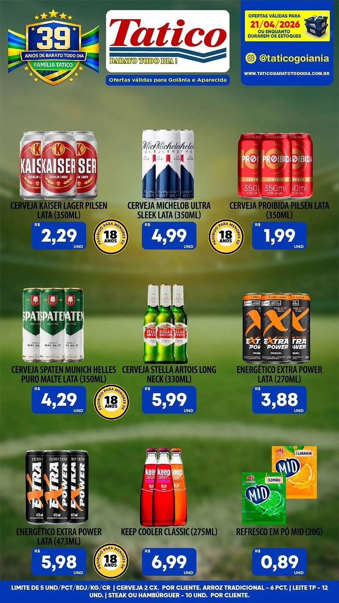 Encarte de Tabloide Tatico 21 de abril até 21 de abril 2026 - Pagina 20