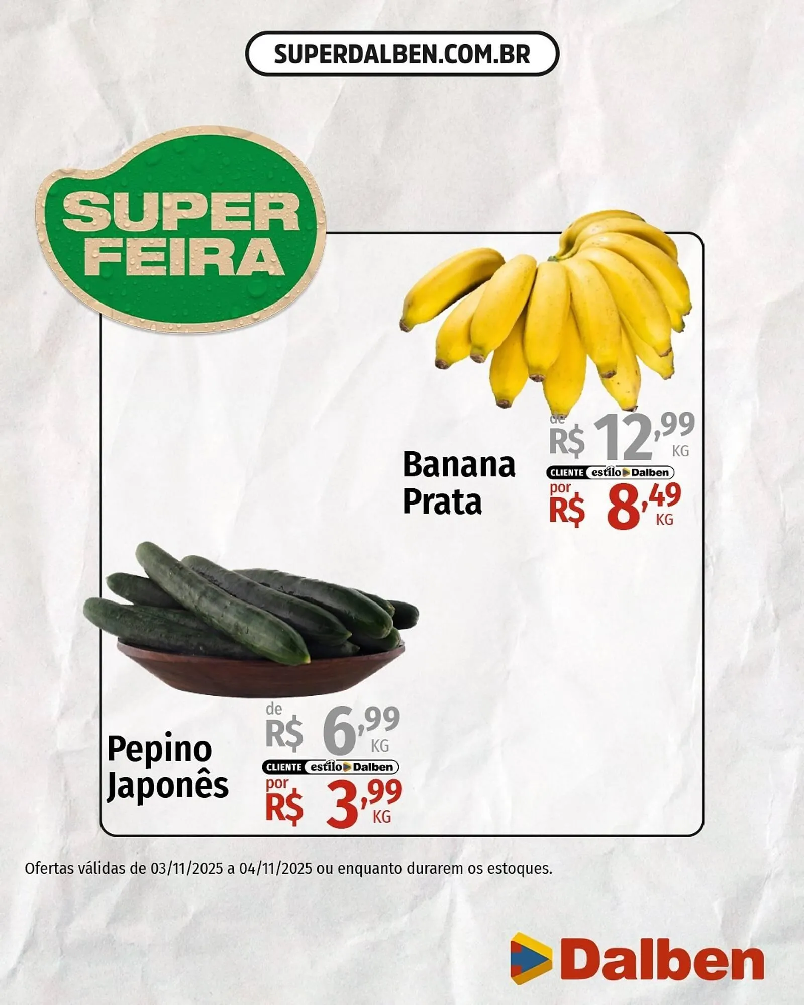 Encarte de Catálogo Supermercado Dalben 3 de novembro até 4 de novembro 2025 - Pagina 3