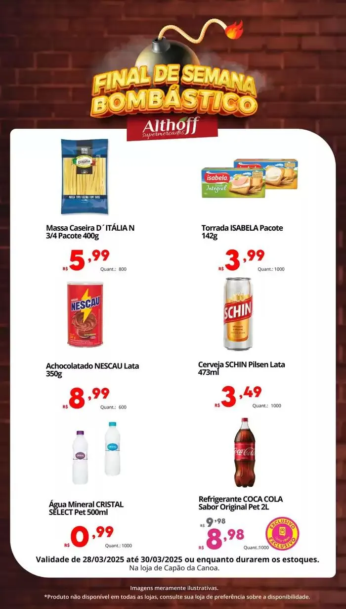 Encarte de Final de Semana Bombástico - RS. 28 de março até 30 de março 2025 - Pagina 4