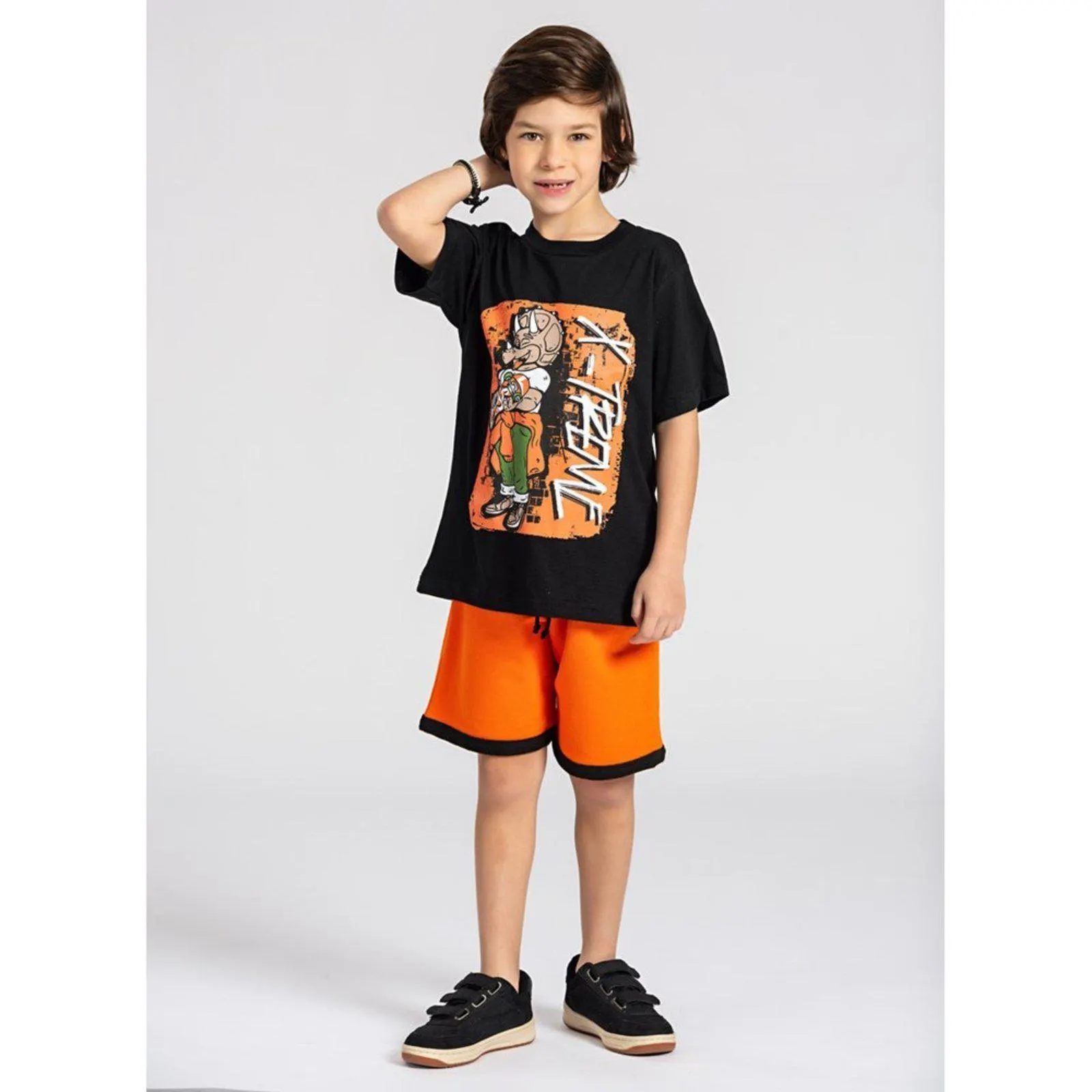 Conjunto Curto Menino Blusa e Bermuda X-Treme