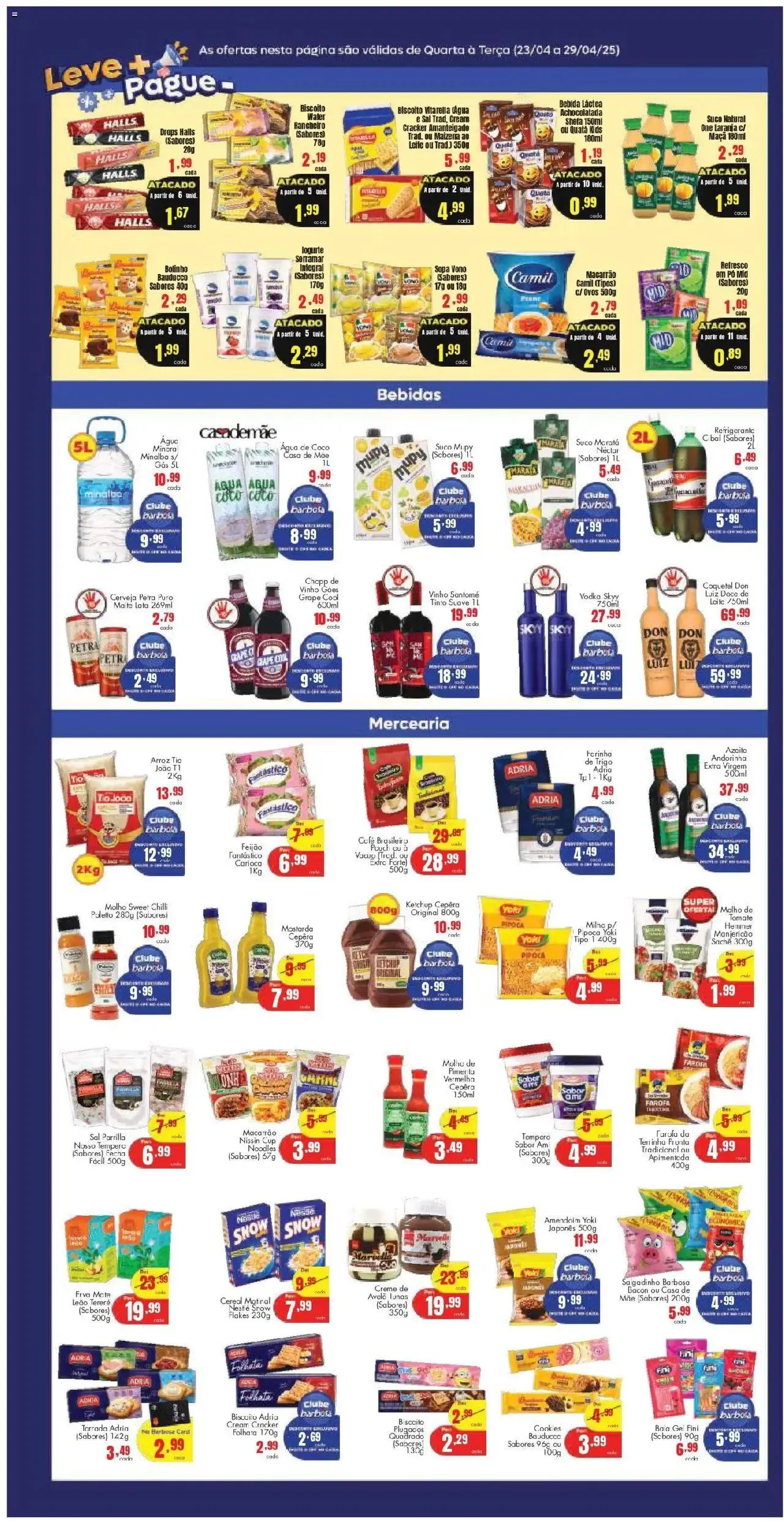 Encarte de Barbosa Supermercados - Ofertas Loja São José dos Campos 23 de abril até 29 de abril 2025 - Pagina 3