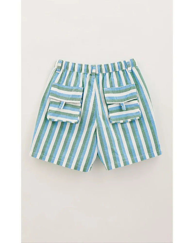 Bermuda Fio Tinto Elastico