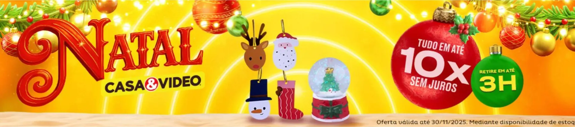 Encarte de Encarte Casa e Vídeo 2 de dezembro até 25 de dezembro 2025 - Pagina 1