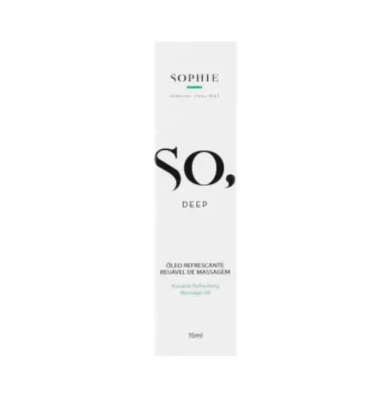 Óleo Corporal Umectante Sophie Sensual Feelings So Deep Menta 15ml