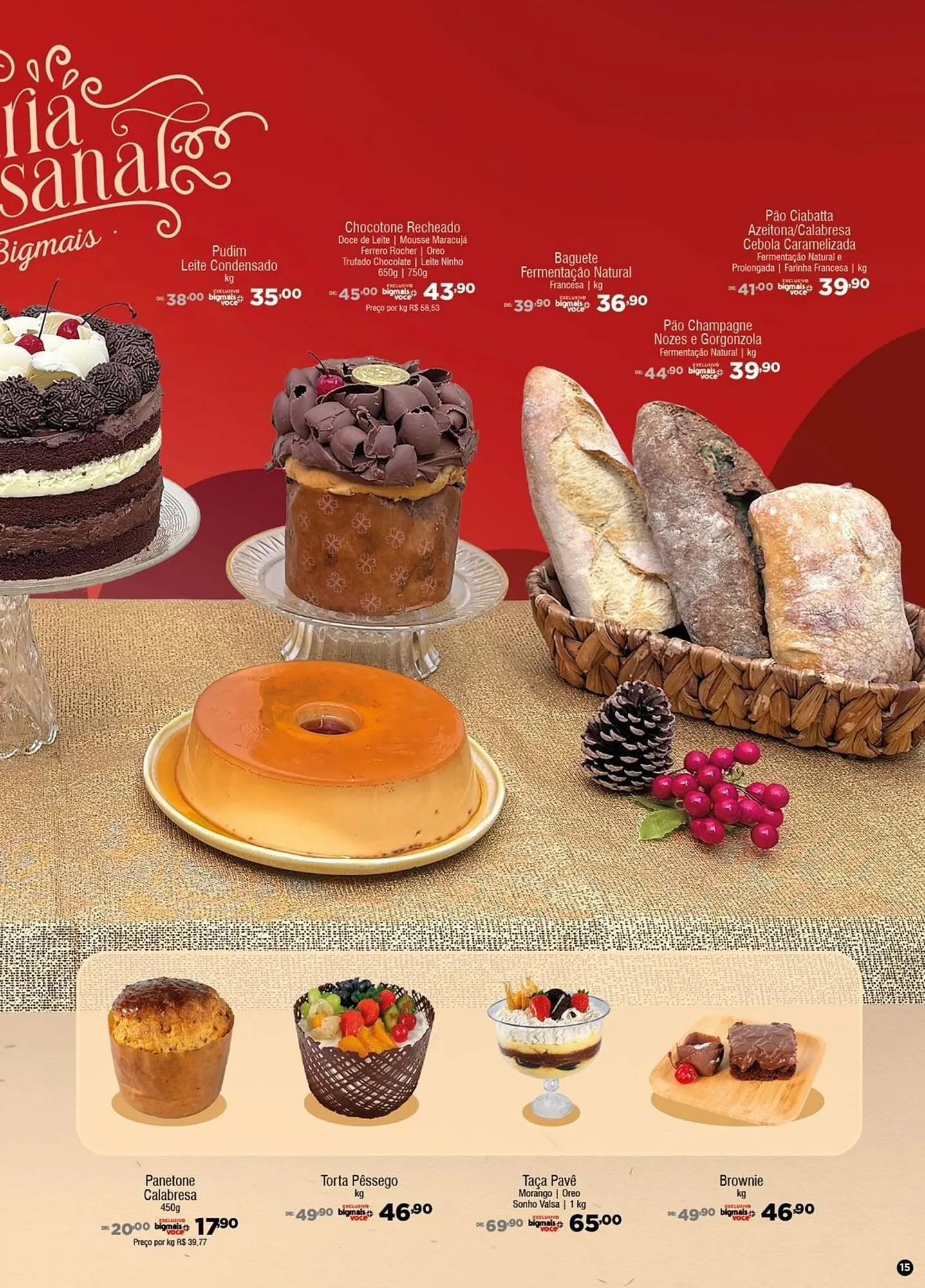 Encarte de Catálogo Big Mais Supermercados 10 de dezembro até 6 de janeiro 2026 - Pagina 15