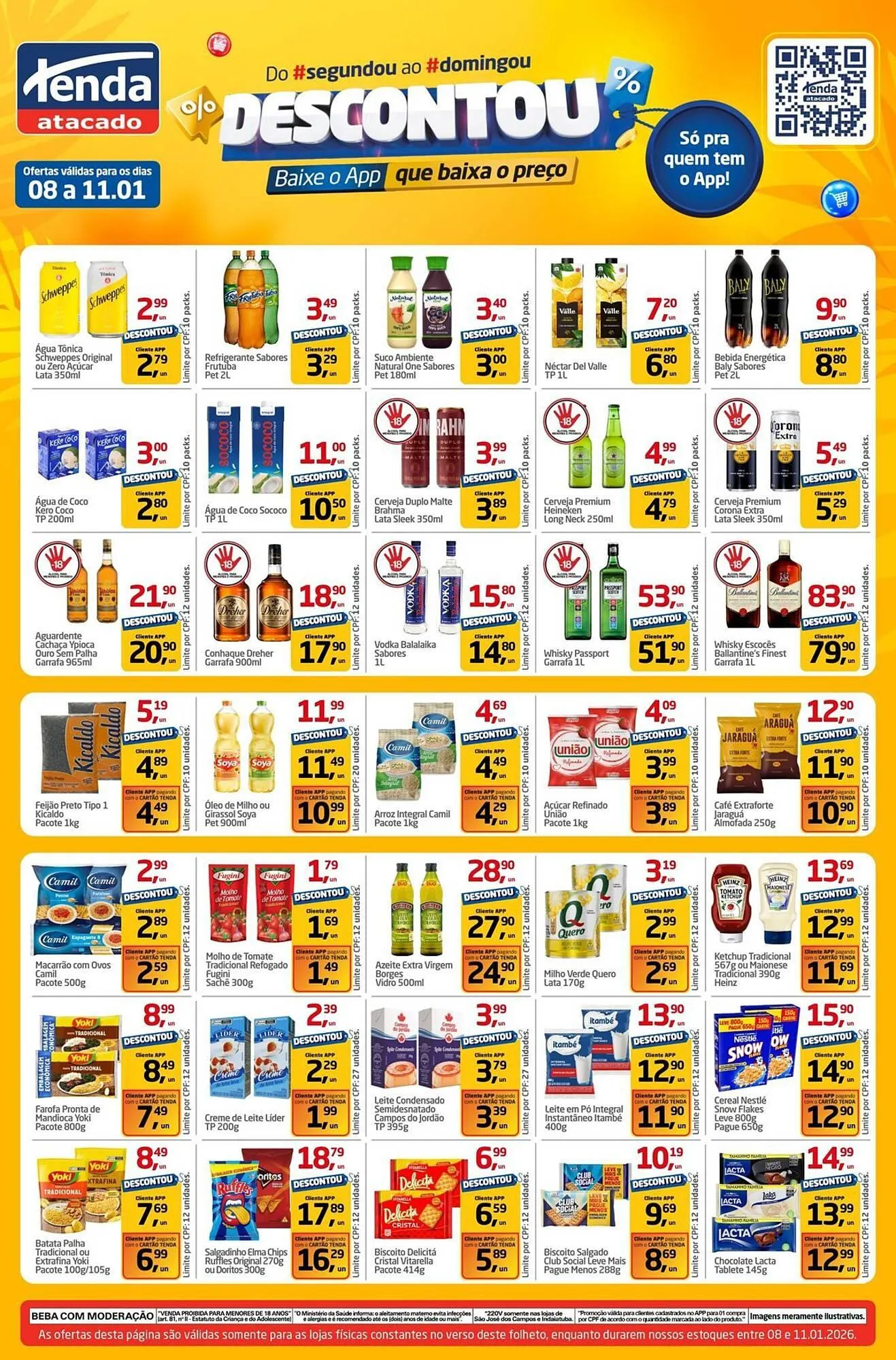 Encarte de Folheto Tenda Atacado 8 de janeiro até 11 de janeiro 2026 - Pagina 3