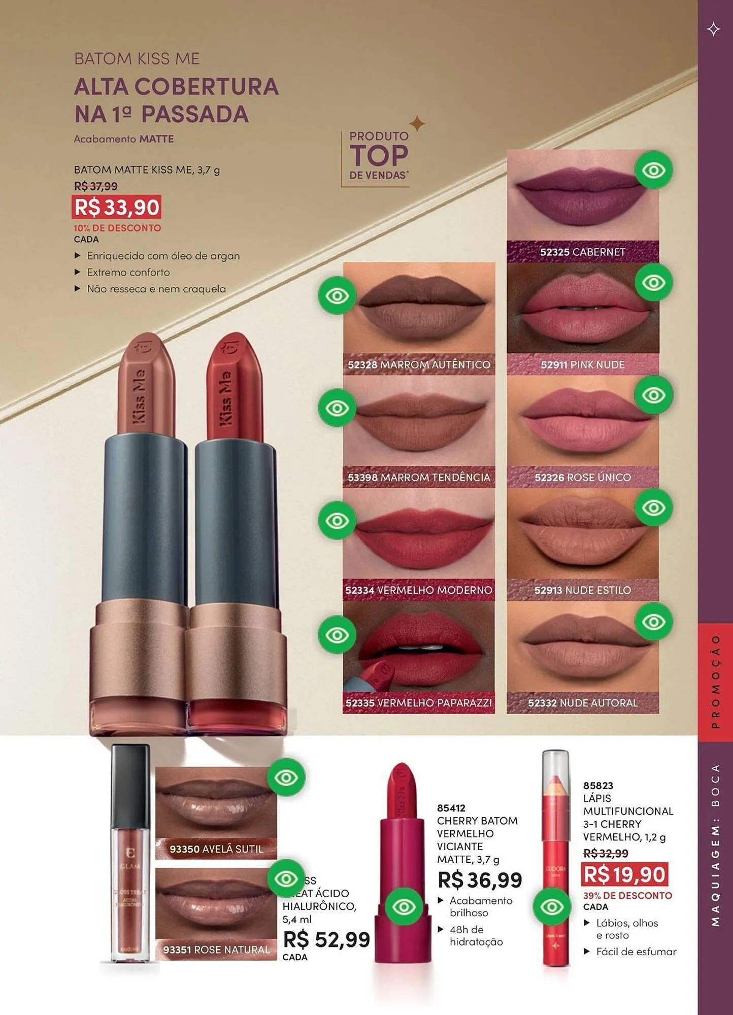 Encarte de Catálogo Eudora 1 de abril até 1 de maio 2026 - Pagina 21