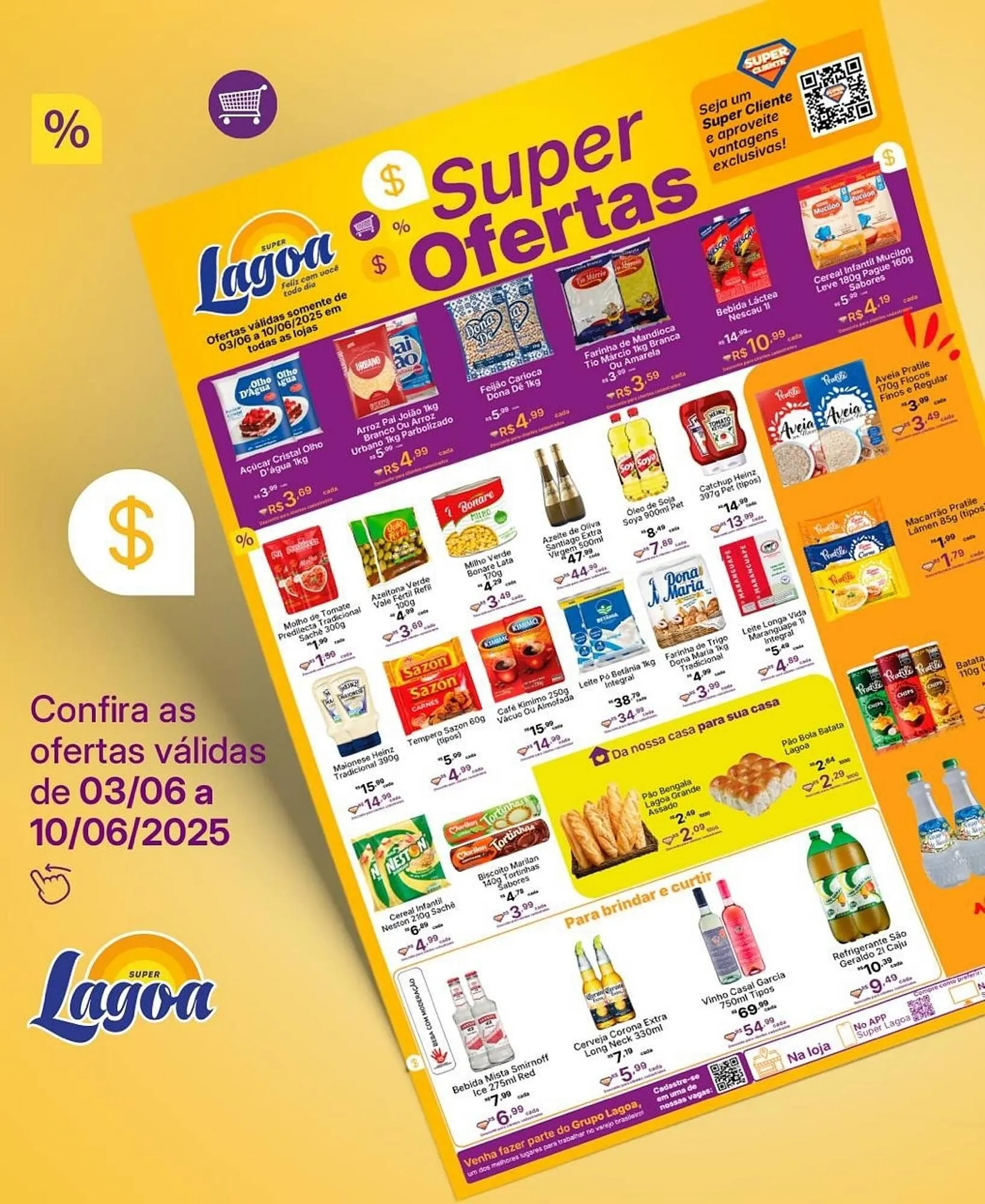 Encarte de Catálogo Super Lagoa 4 de junho até 10 de junho 2025 - Pagina 1