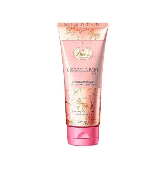 Loção Hidratante Giovanna Baby Peach 200ml