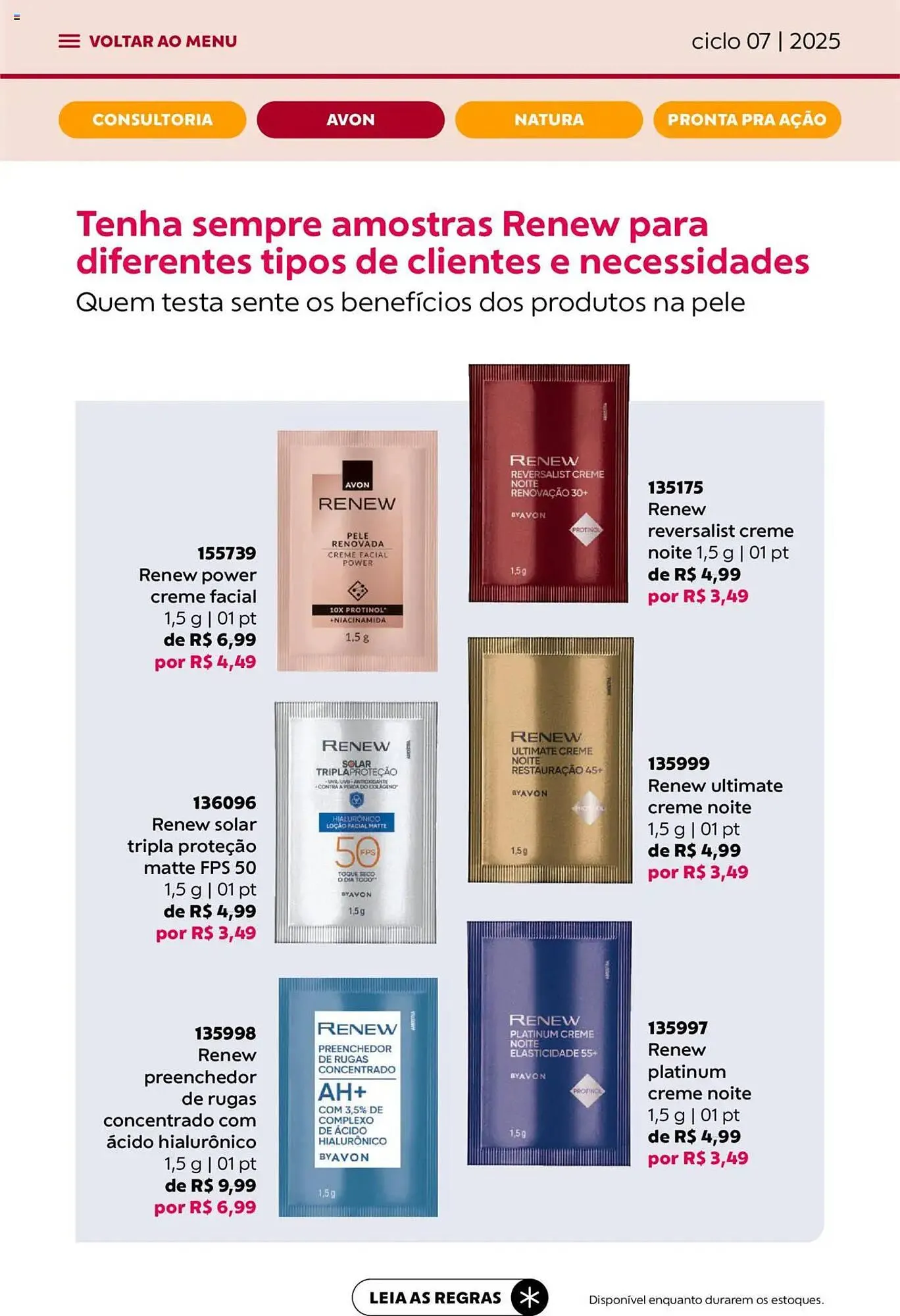 Encarte de Catálogo Avon 3 de abril até 1 de maio 2025 - Pagina 43
