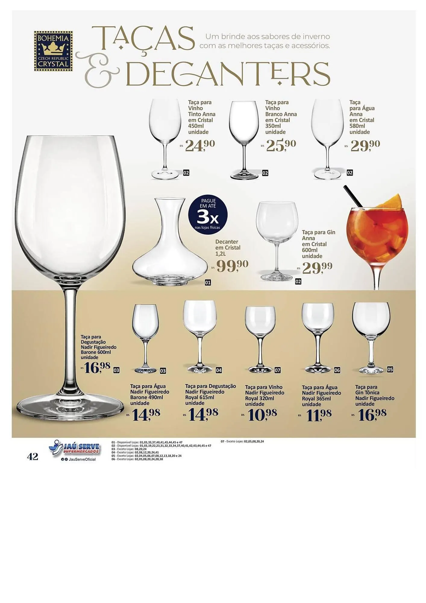 Encarte de Catálogo Supermercados Jau Serve 15 de julho até 29 de julho 2025 - Pagina 42
