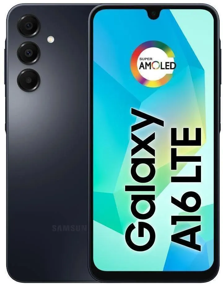 Smartphone / Telefone Celular Samsung Galaxy A16 4G 128GB 4GB RAM Câmera50MP Tela 6.7" NFC IP54 Bateria 5000MAH Preto