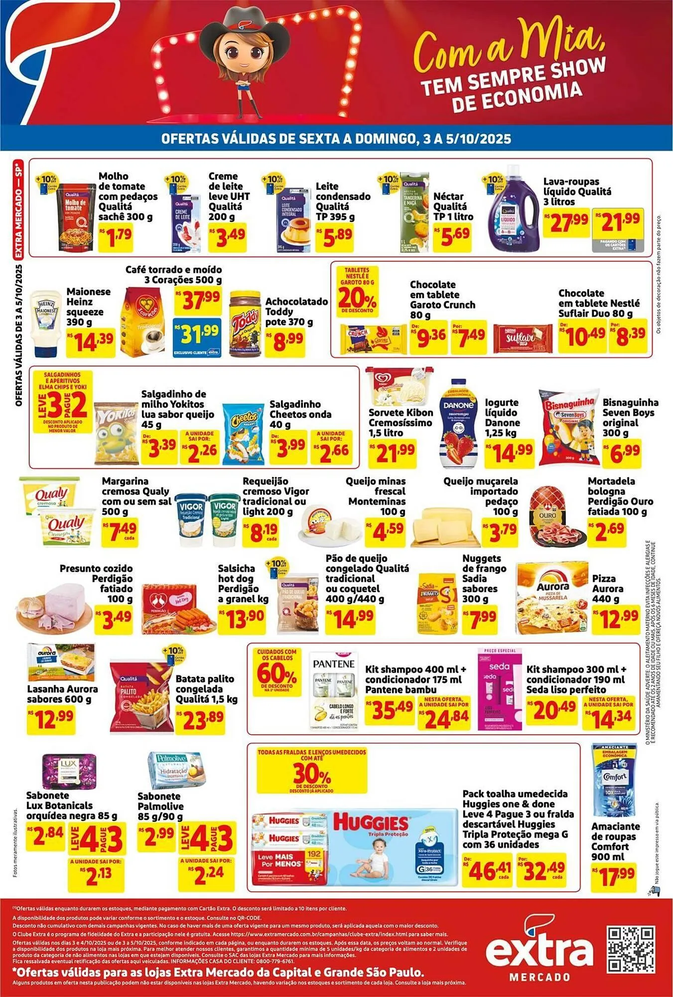 Encarte de Encarte Mercado Extra 3 de outubro até 5 de outubro 2025 - Pagina 2