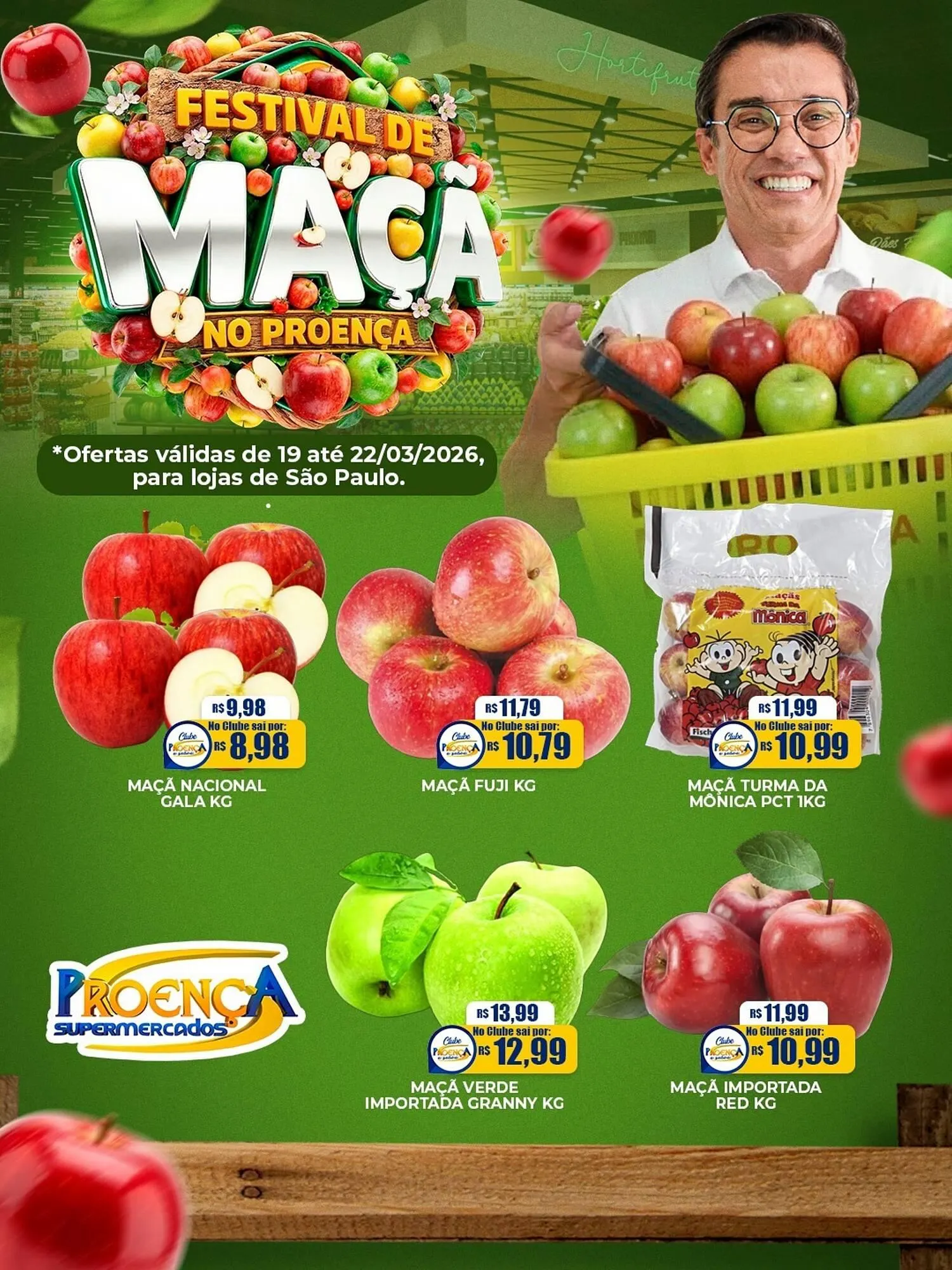 Encarte de Catálogo Proença Supermercados 19 de março até 22 de março 2026 - Pagina 1