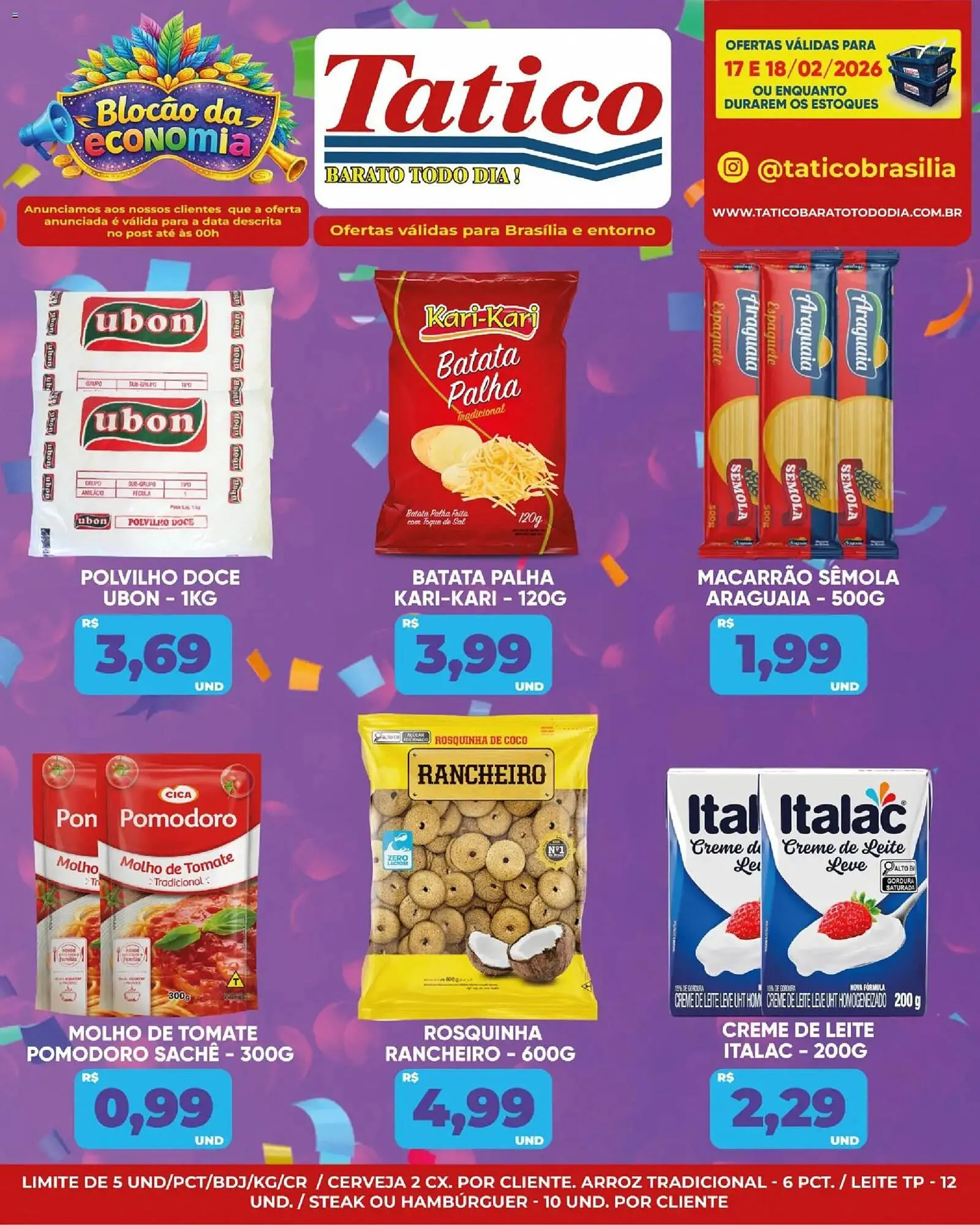 Encarte de Tabloide Tatico 19 de fevereiro até 22 de fevereiro 2026 - Pagina 23