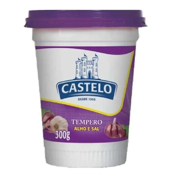 Tempero Completo Castelo Alho e Sal 300g 1 UN