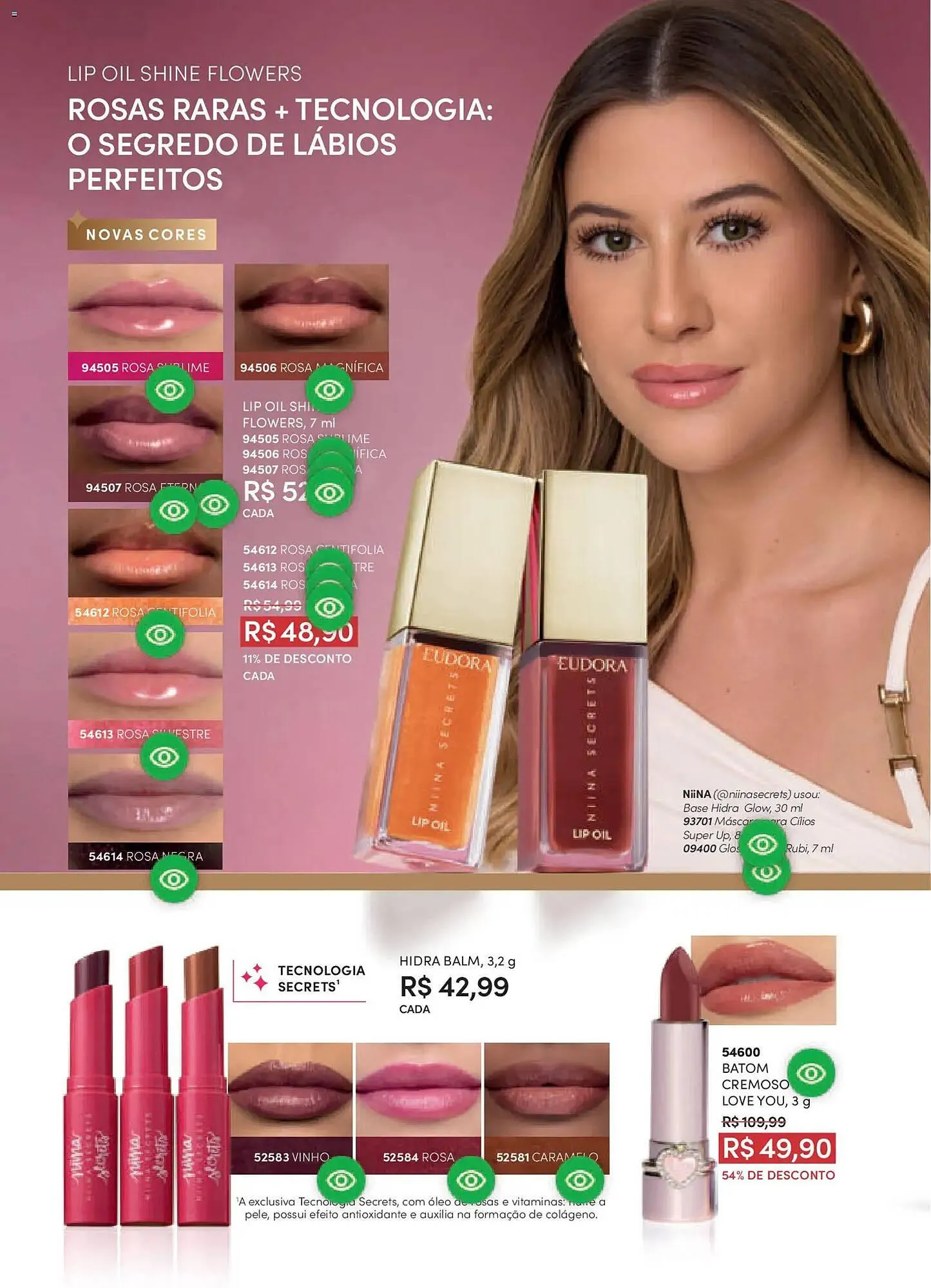 Encarte de Catálogo Eudora 8 de janeiro até 31 de janeiro 2026 - Pagina 71