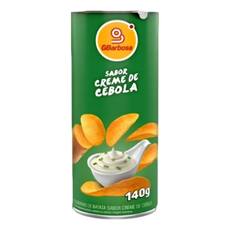 Batata Tubo GBarbosa Creme de Cebola 140g
