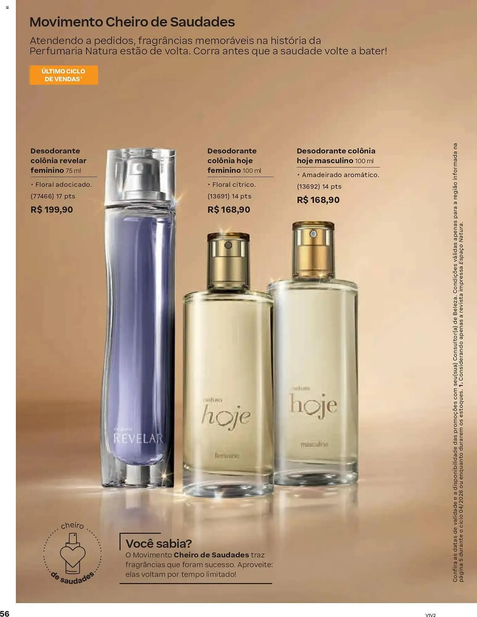 Encarte de Catálogo Natura 19 de fevereiro até 12 de março 2026 - Pagina 56