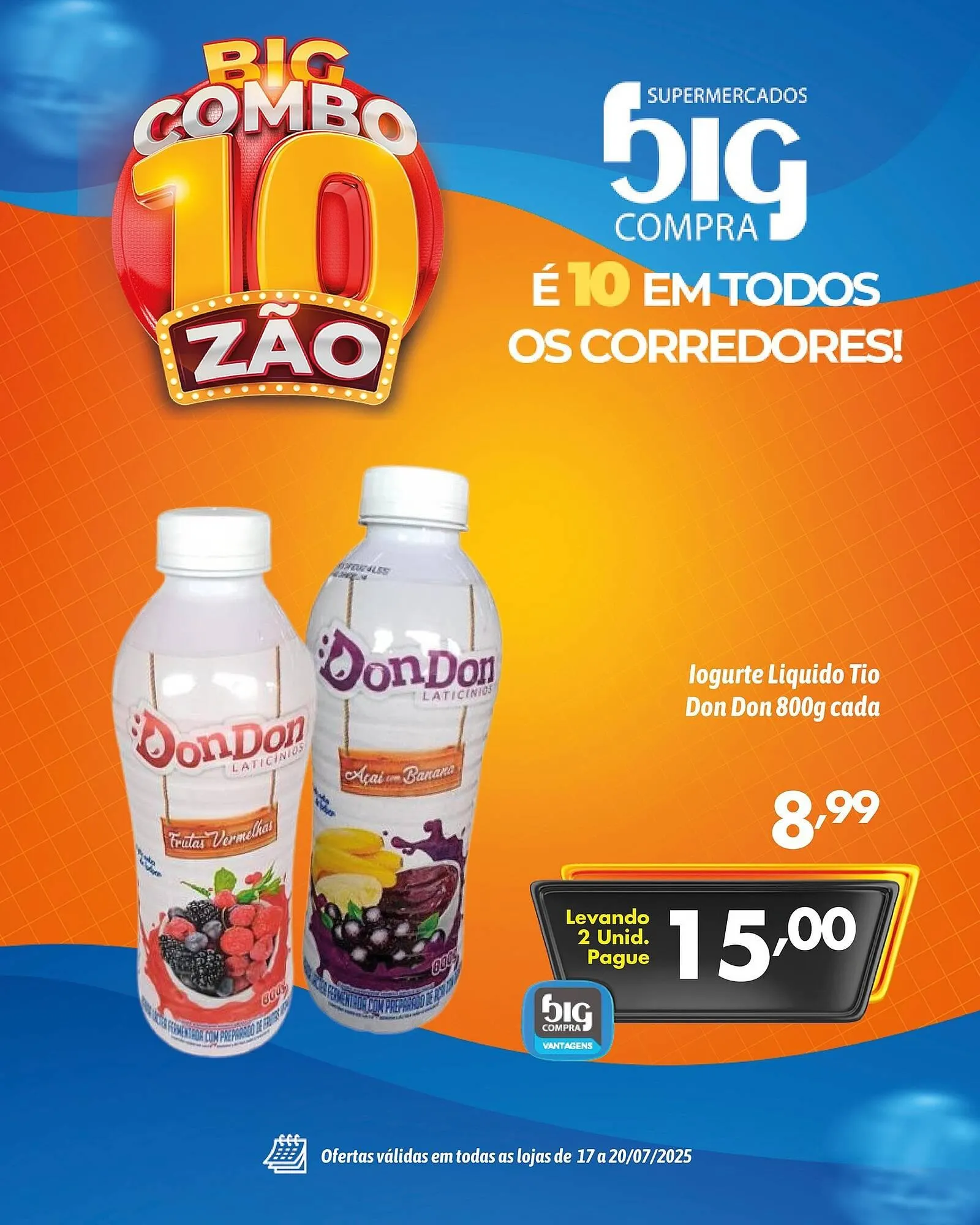 Encarte de Catálogo Supermercados Big Compra 17 de julho até 20 de julho 2025 - Pagina 2