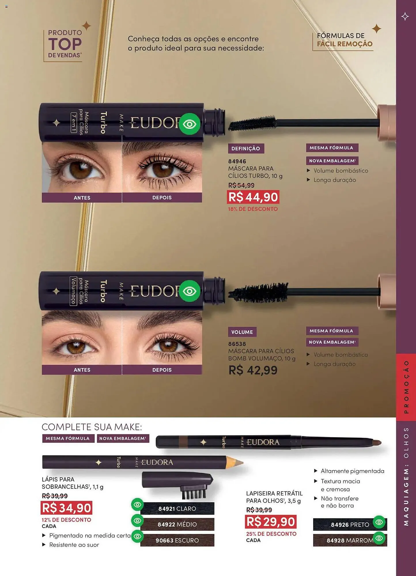 Encarte de Catálogo Eudora 23 de abril até 15 de junho 2026 - Pagina 83