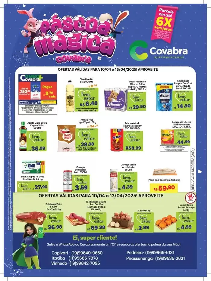 Encarte de Nossas melhores pechinchas 11 de abril até 16 de abril 2025 - Pagina 1