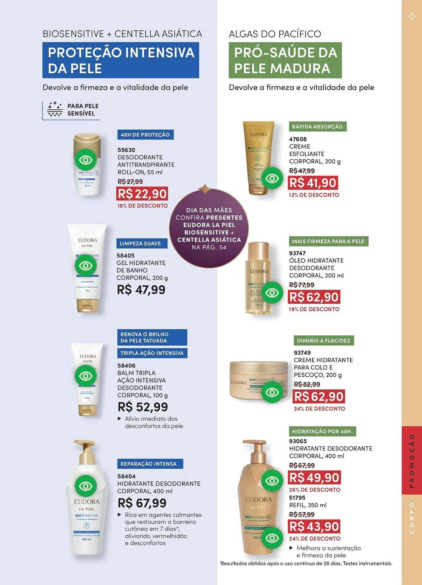 Encarte de Catálogo Eudora 1 de abril até 1 de maio 2026 - Pagina 119