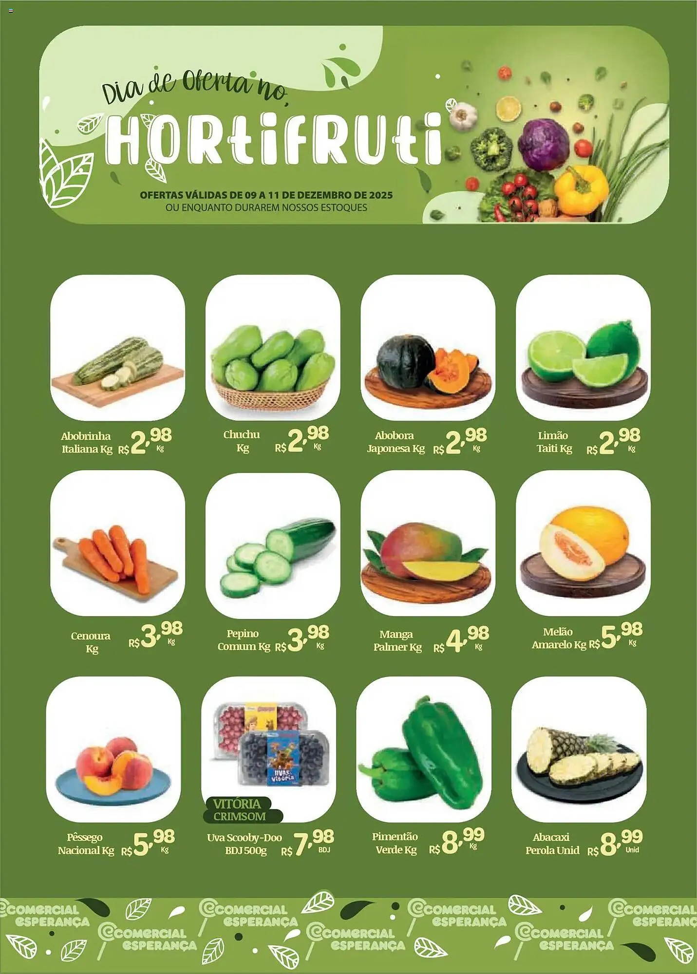 Encarte de Folheto Comercial Esperança 9 de dezembro até 11 de dezembro 2025 - Pagina 1